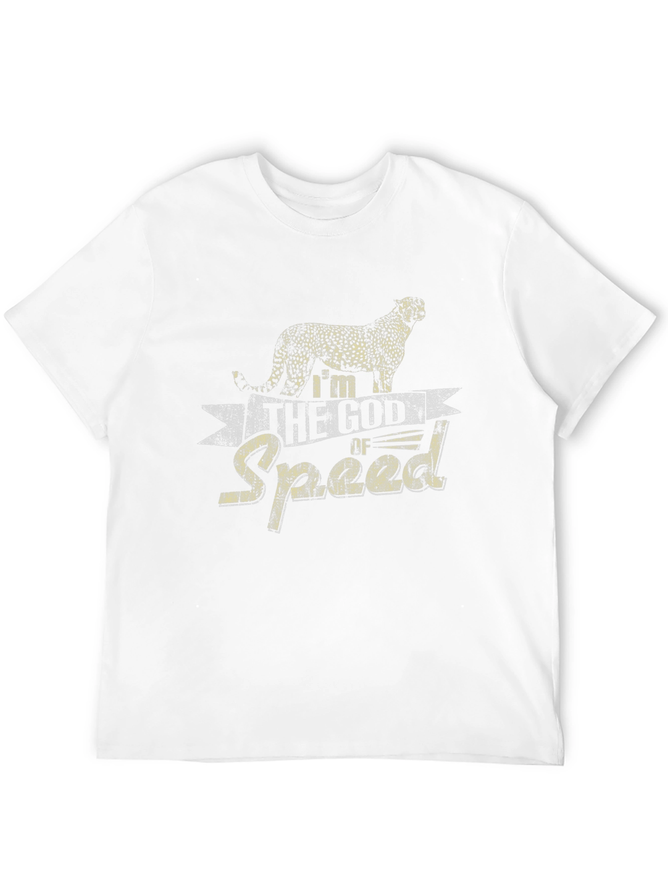 Black I'm the God of Speed Cheetah Graphic Tee view 12