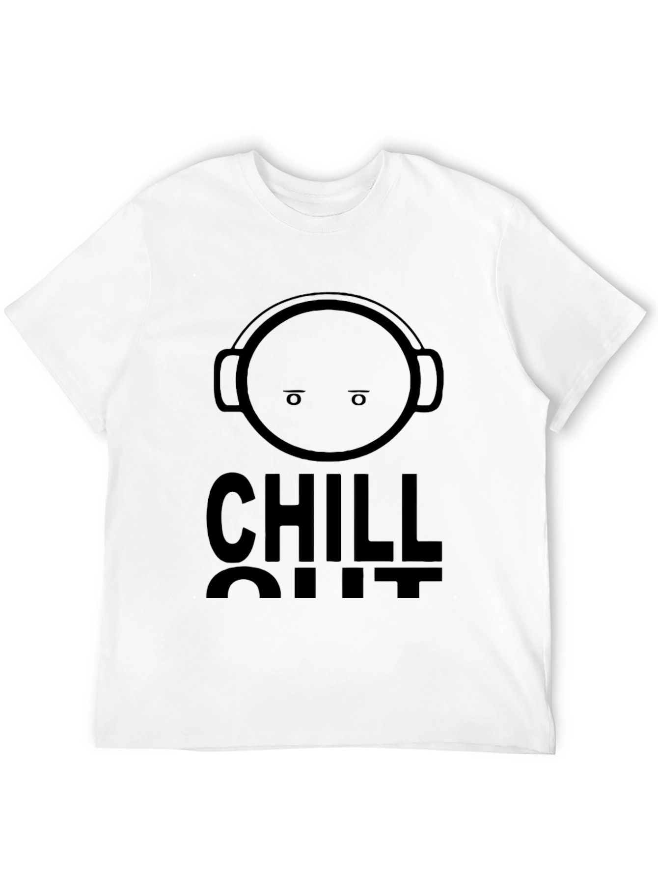 Black Chill Out Graphic T-Shirt - Relaxed Vibe view 12