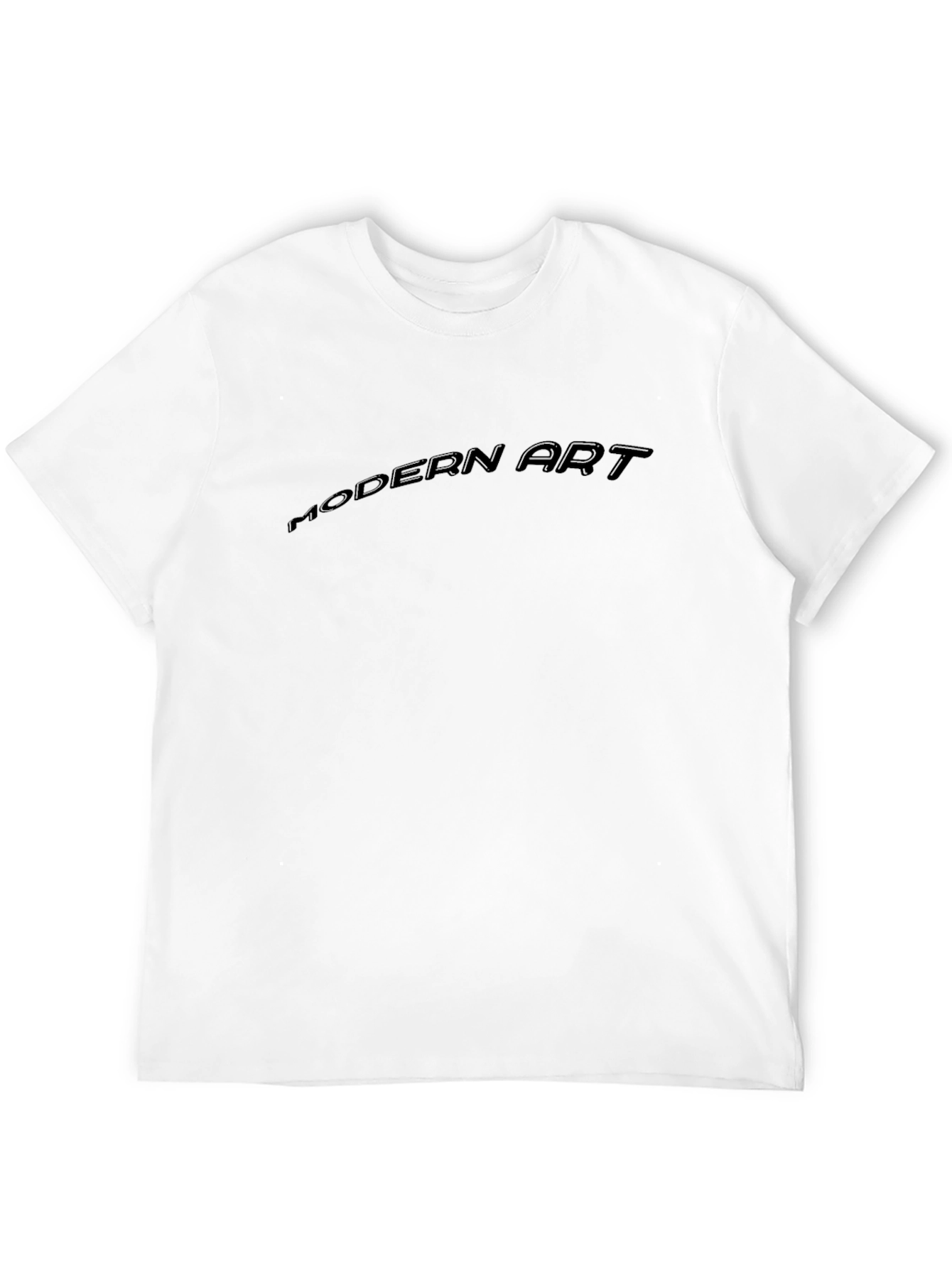 Black Modern Art T-Shirt - Stylish Statement Tee view 12