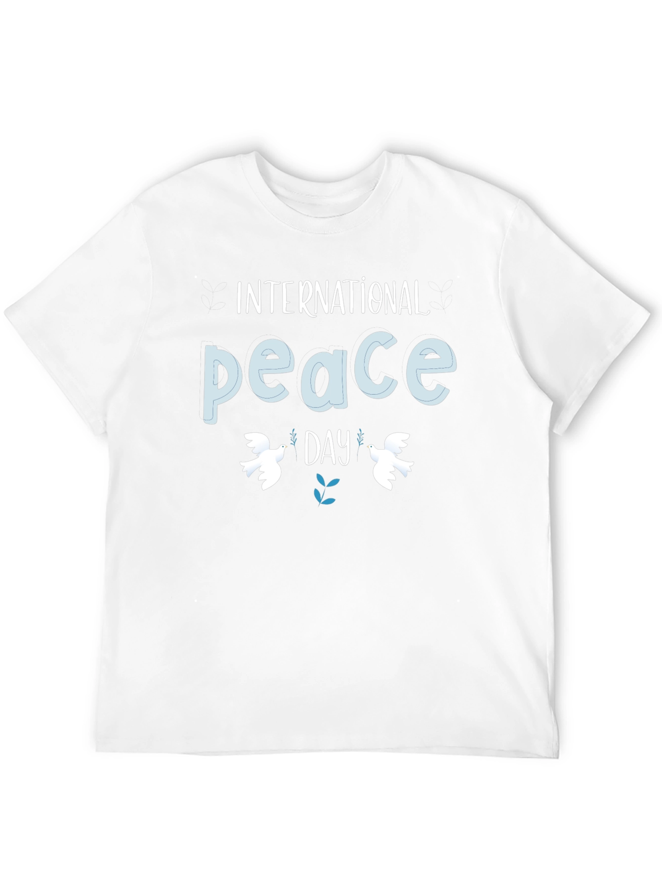 Black International Peace Day Black T-Shirt view 12