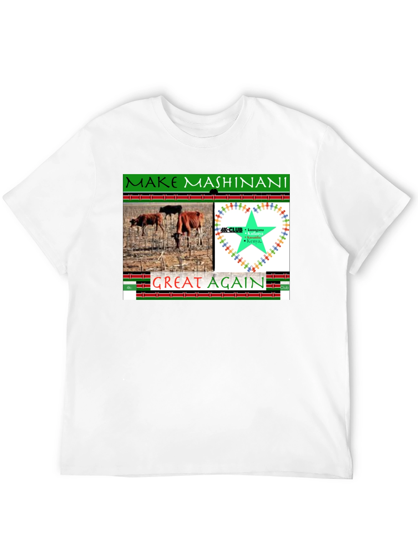Black Make Mashinani Great Again Graphic Tee view 12