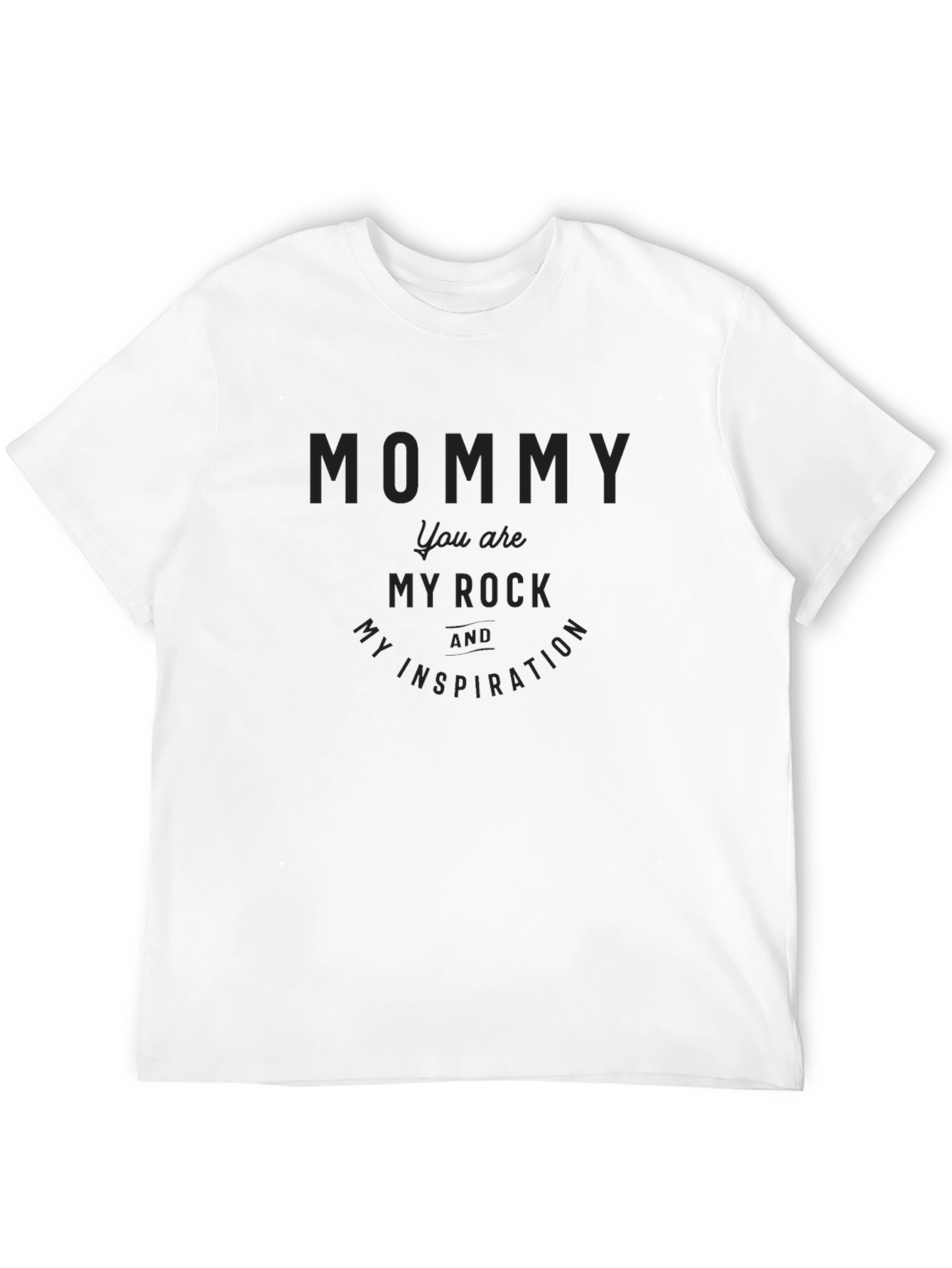Black Mommy You are My Rock T-Shirt view 12