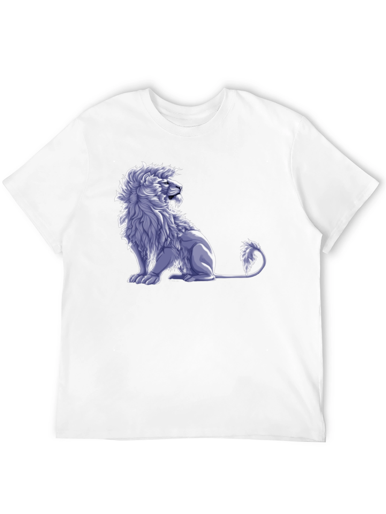 Black Lion Graphic Tee - Black Cotton Blend view 12