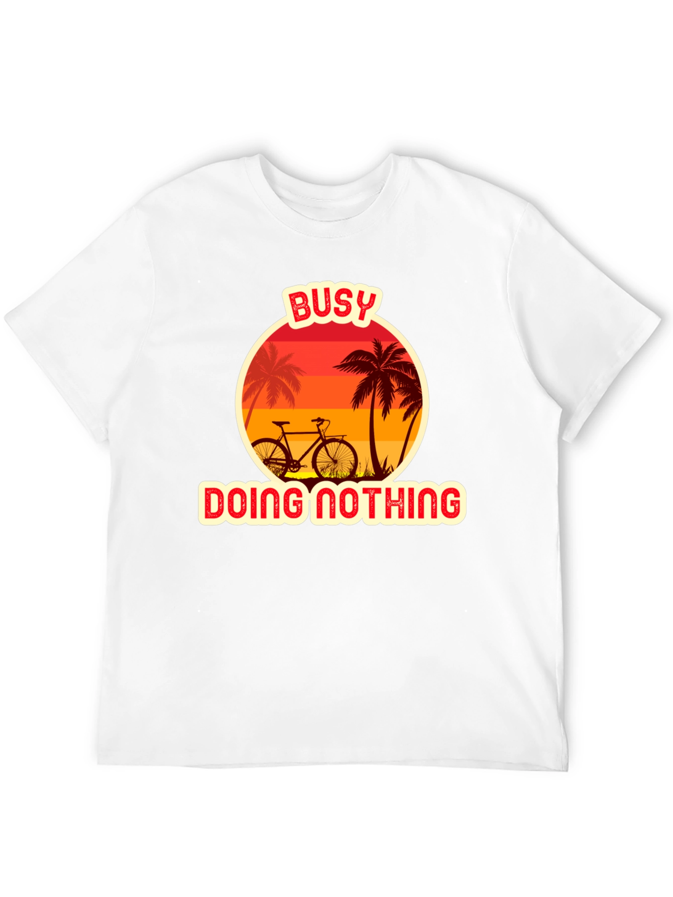 Black Busy Doing Nothing Graphic T-Shirt view 12