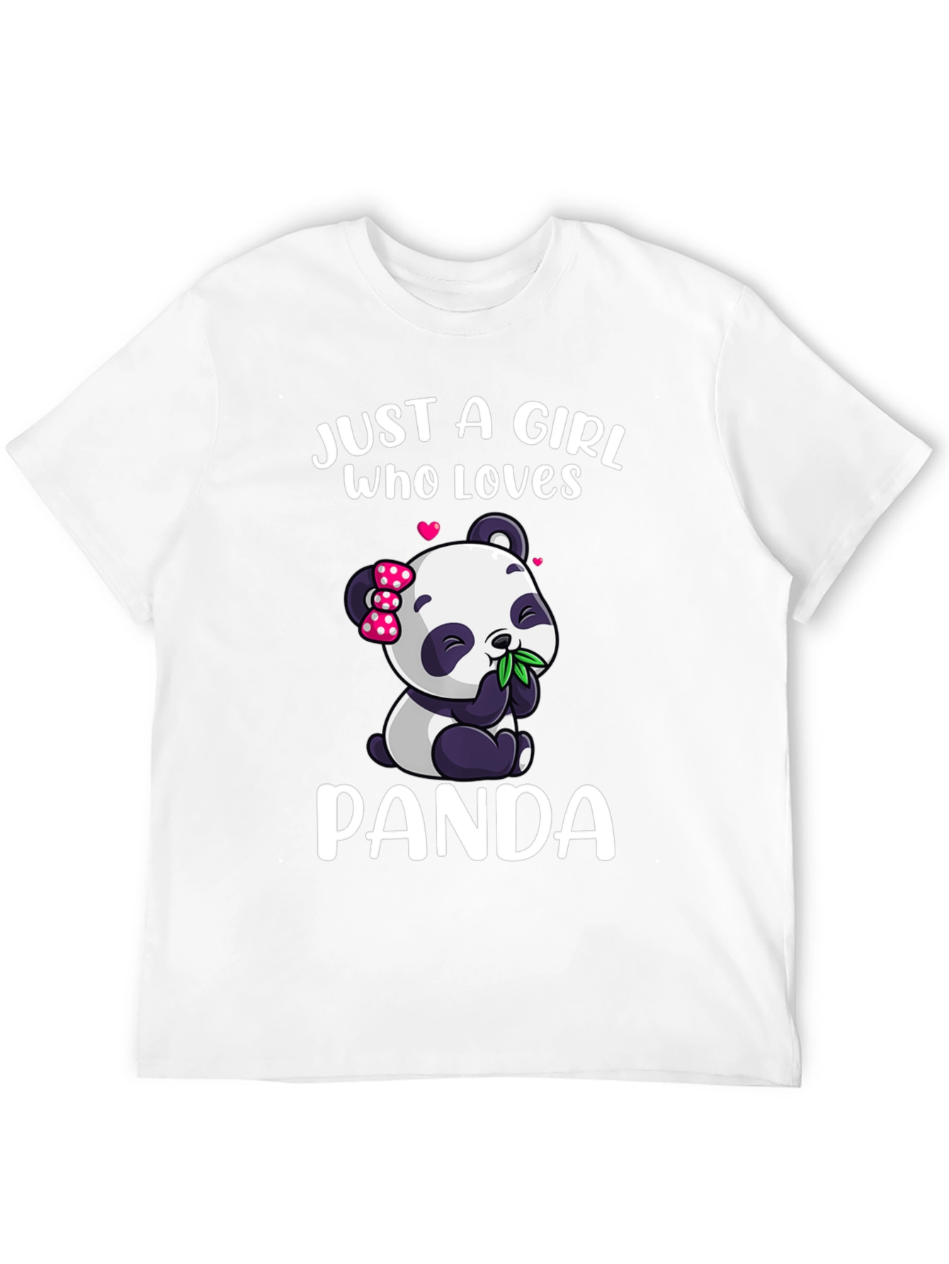 Black Girl's Panda Lover T-Shirt view 12