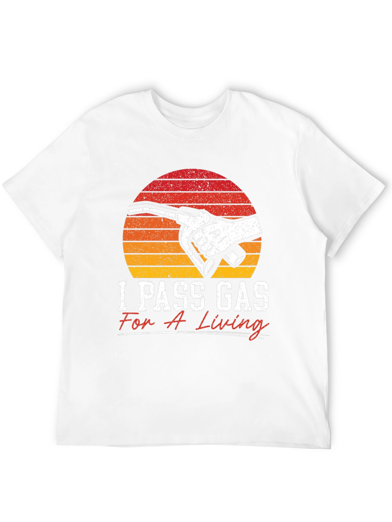 Black I Pass Gas For a Living T-Shirt view 12