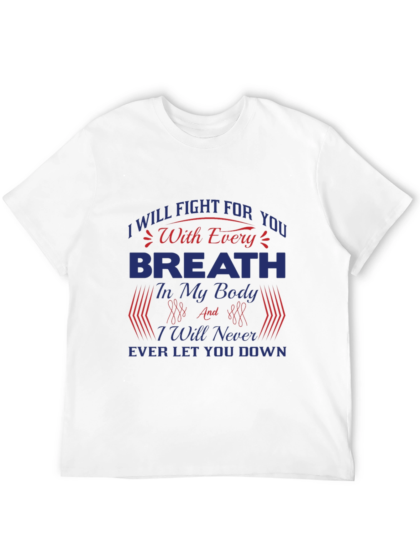 Black I Will Fight For You T-Shirt - Bold Graphic Tee view 12
