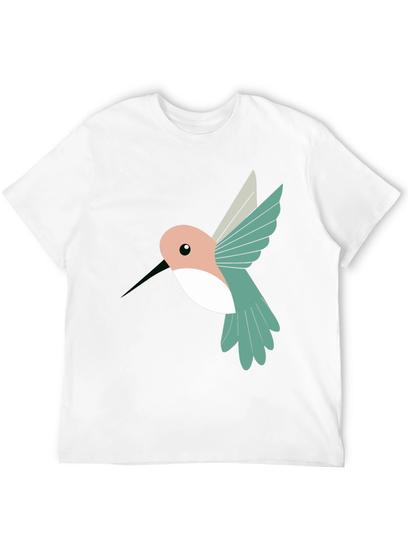 Black Hummingbird Graphic Black T-Shirt view 12