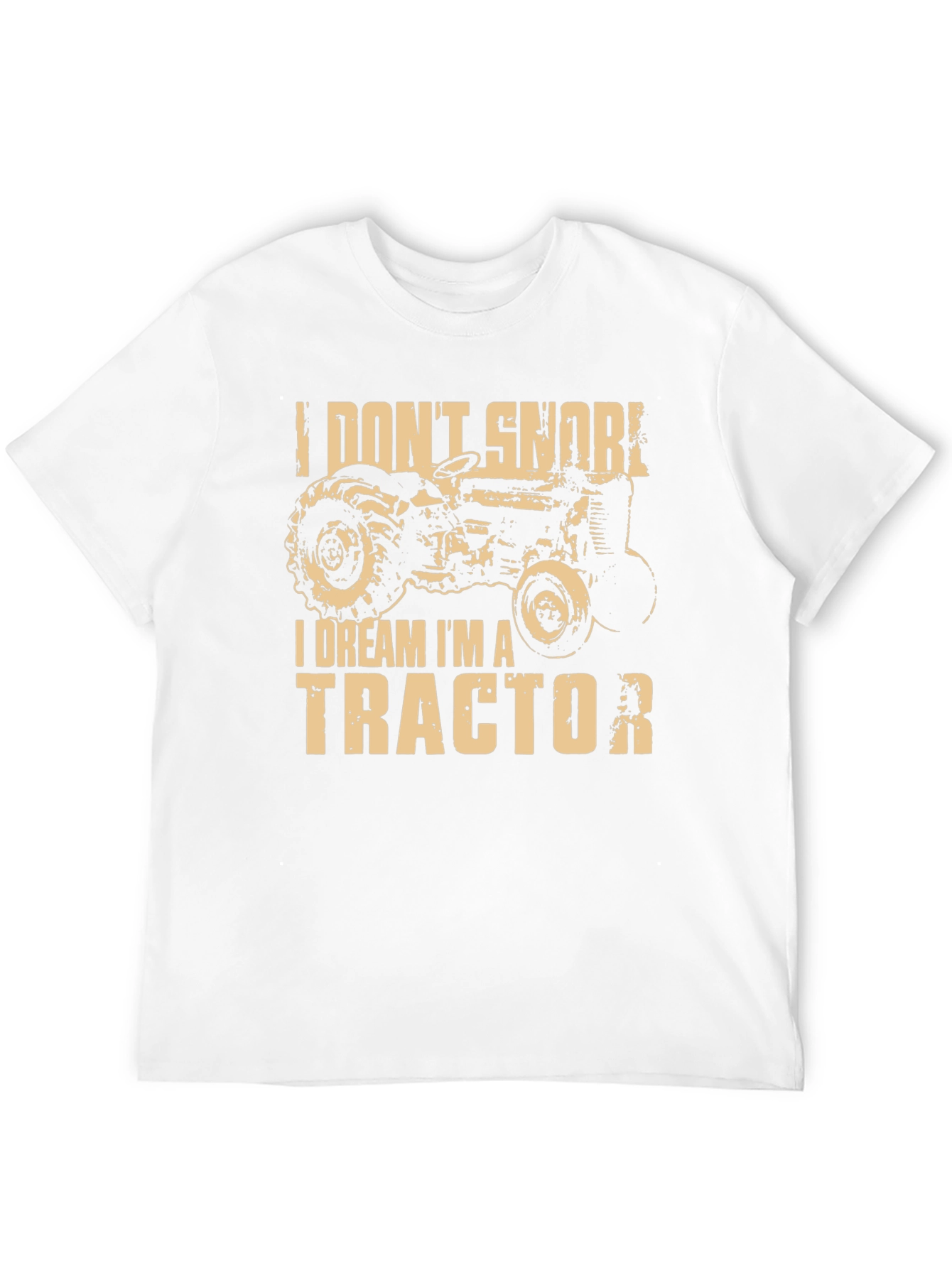 Black I Dream I'm A Tractor Graphic T-Shirt view 12