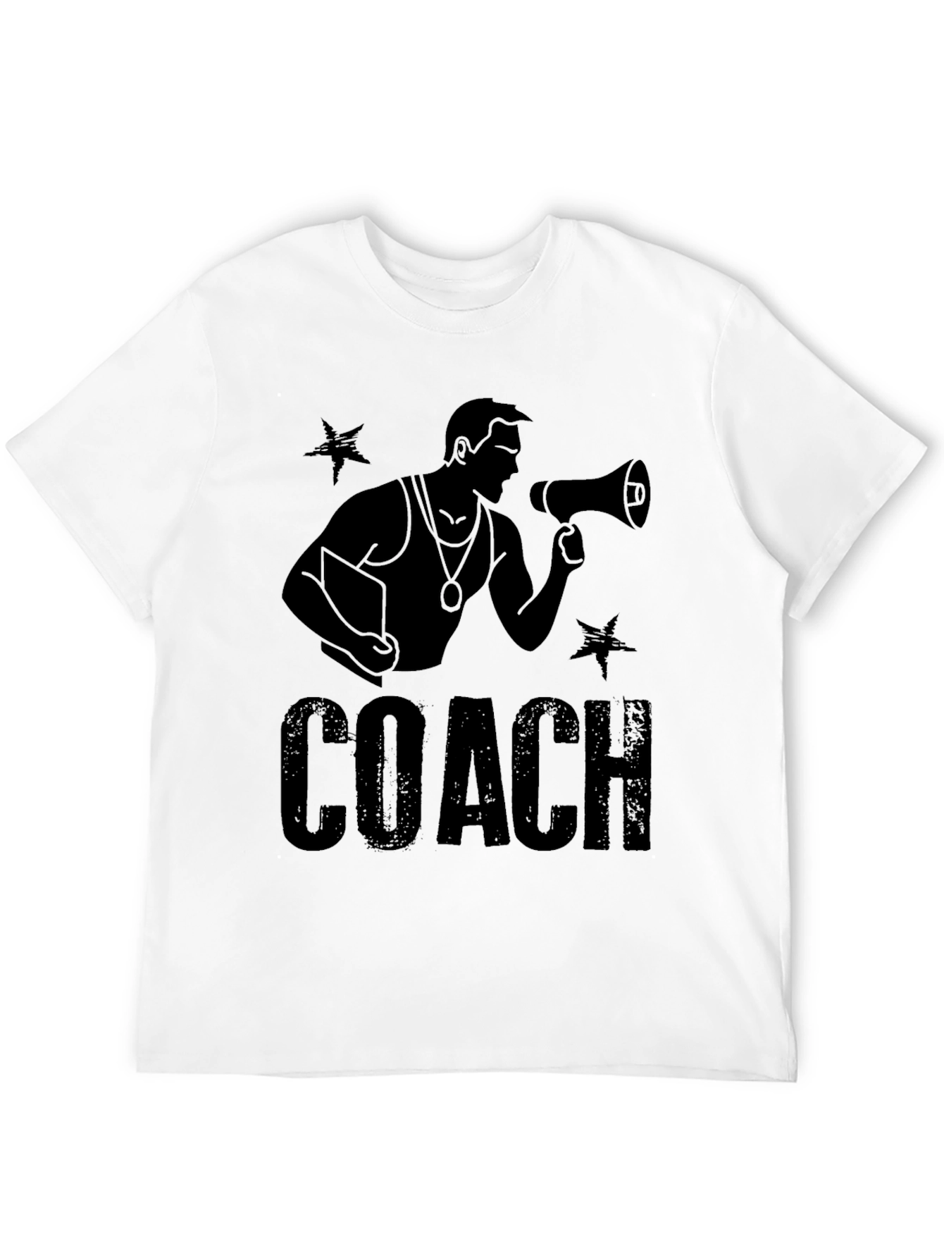 Black Coach Graphic Tee - Motivational T-Shirt view 12