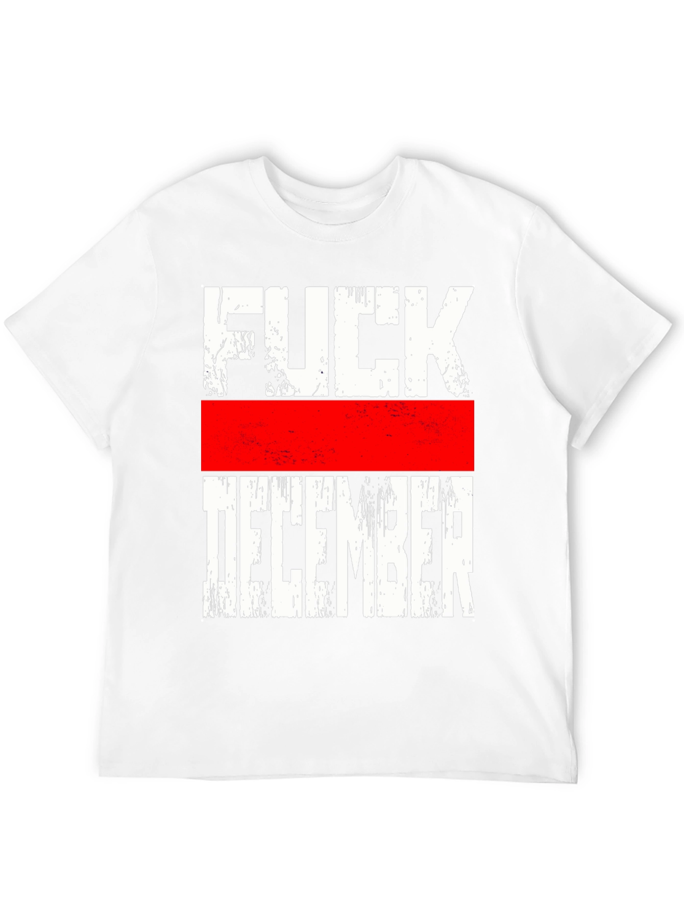 Black F*** December Graphic Tee - Bold Statement T-Shirt view 12