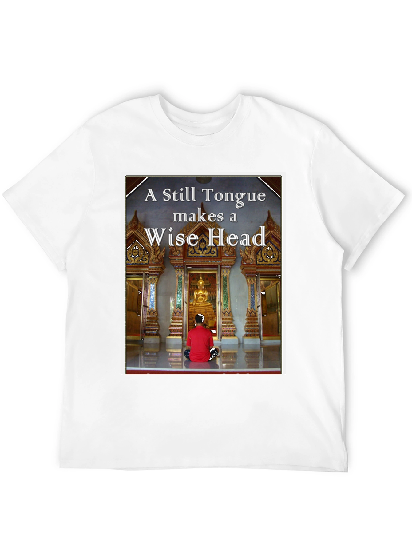 Black Wise Head T-Shirt - Buddha Inspired view 12