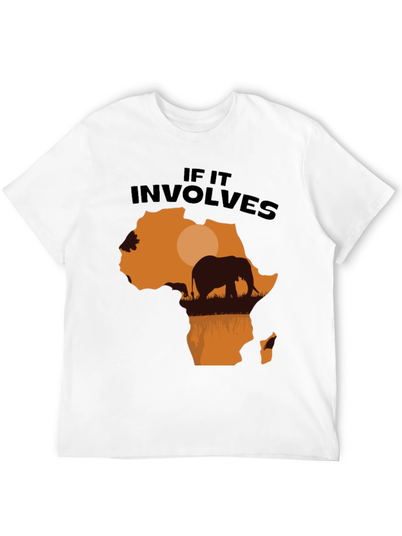 Black Africa Elephant Graphic T-Shirt - Nature Lover Tee view 12