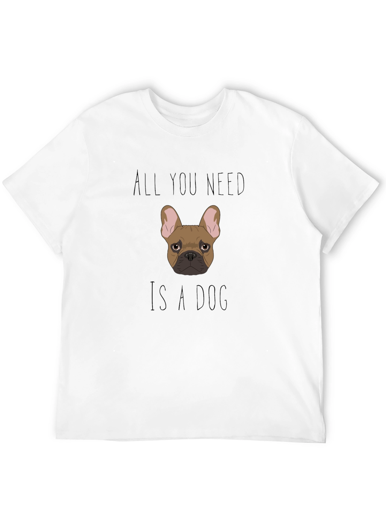 Black All You Need Is A Dog Graphic Tee view 12
