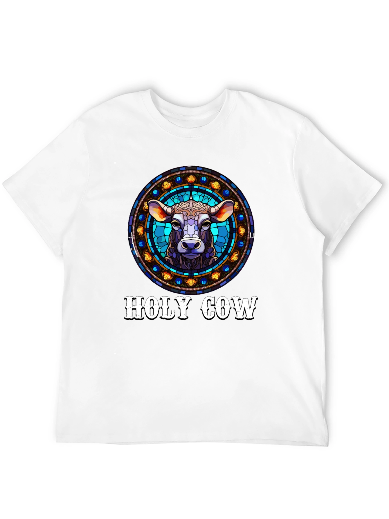 Black Holy Cow Graphic Tee - Black view 12