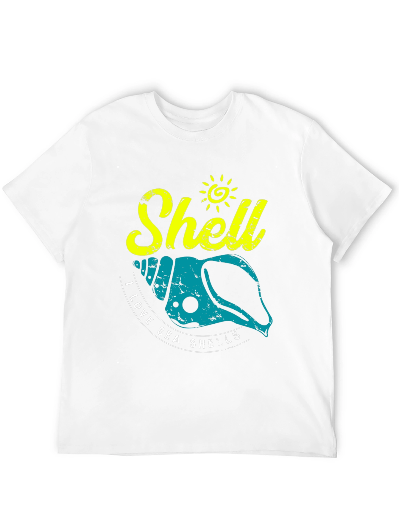Black I Love Sea Shells Graphic T-Shirt view 12
