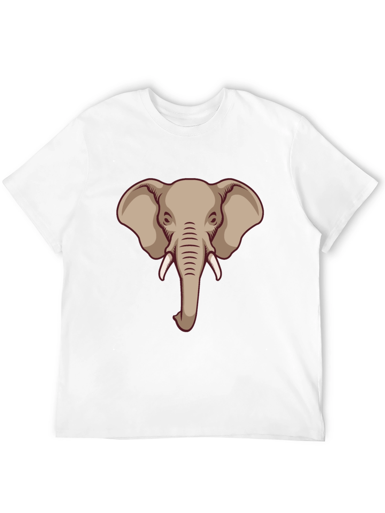 Black Elephant Graphic Tee - Cool Animal Design T-Shirt view 12