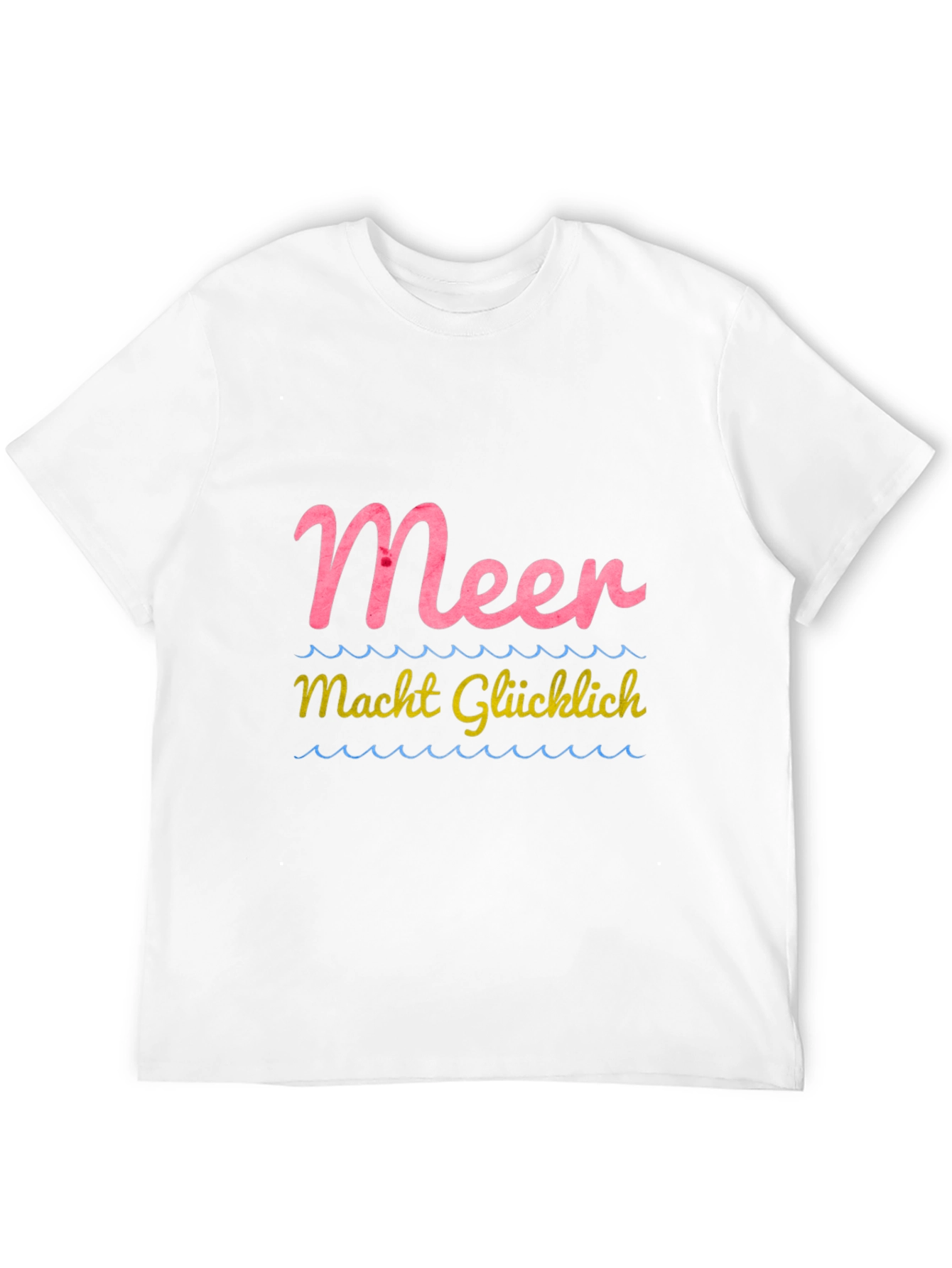 Black Meer Macht Glücklich T-Shirt - German Sea Lover Tee view 12