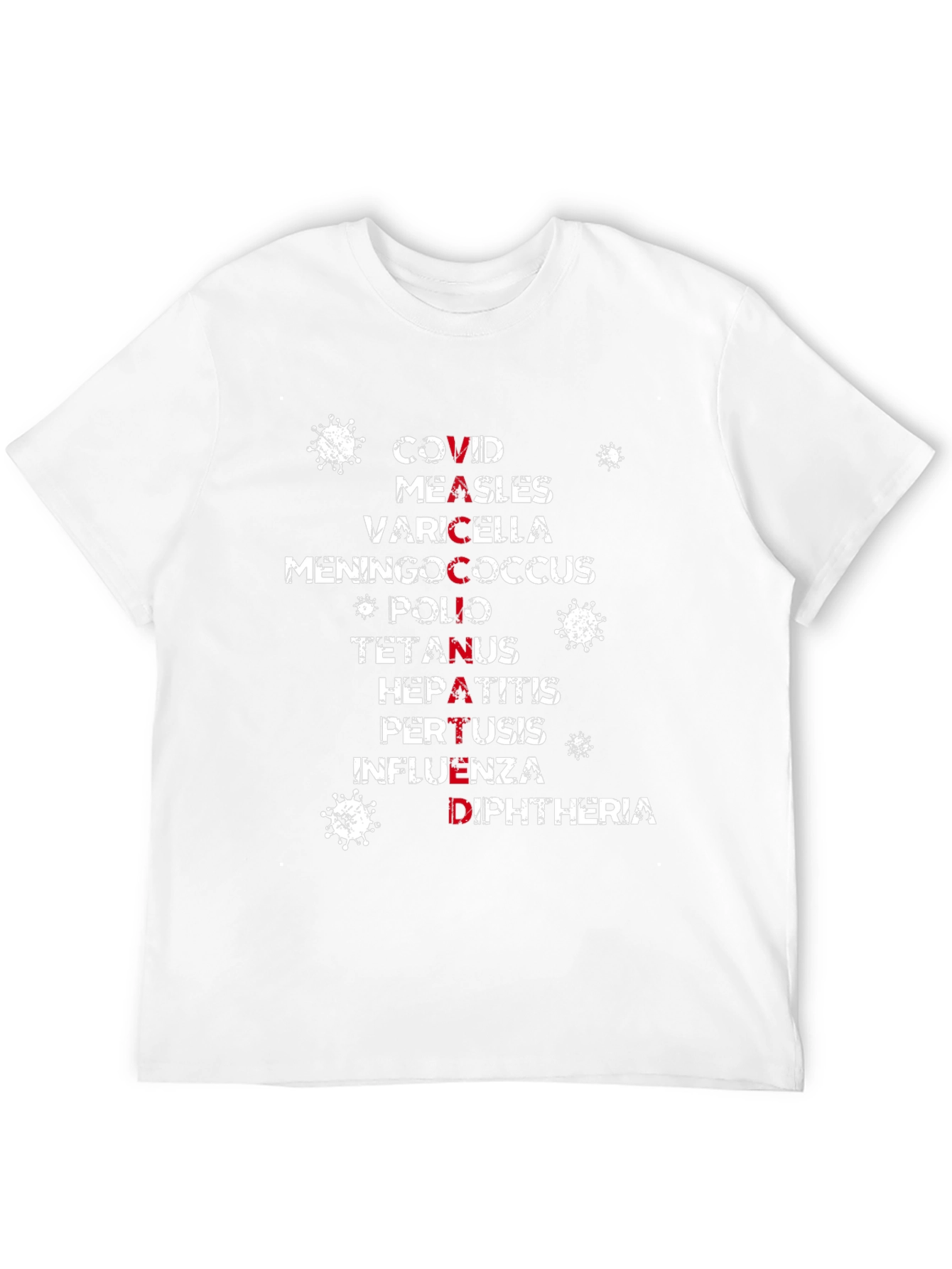 Vaccinated Protection T-Shirt: COVID, Measles & More - 12