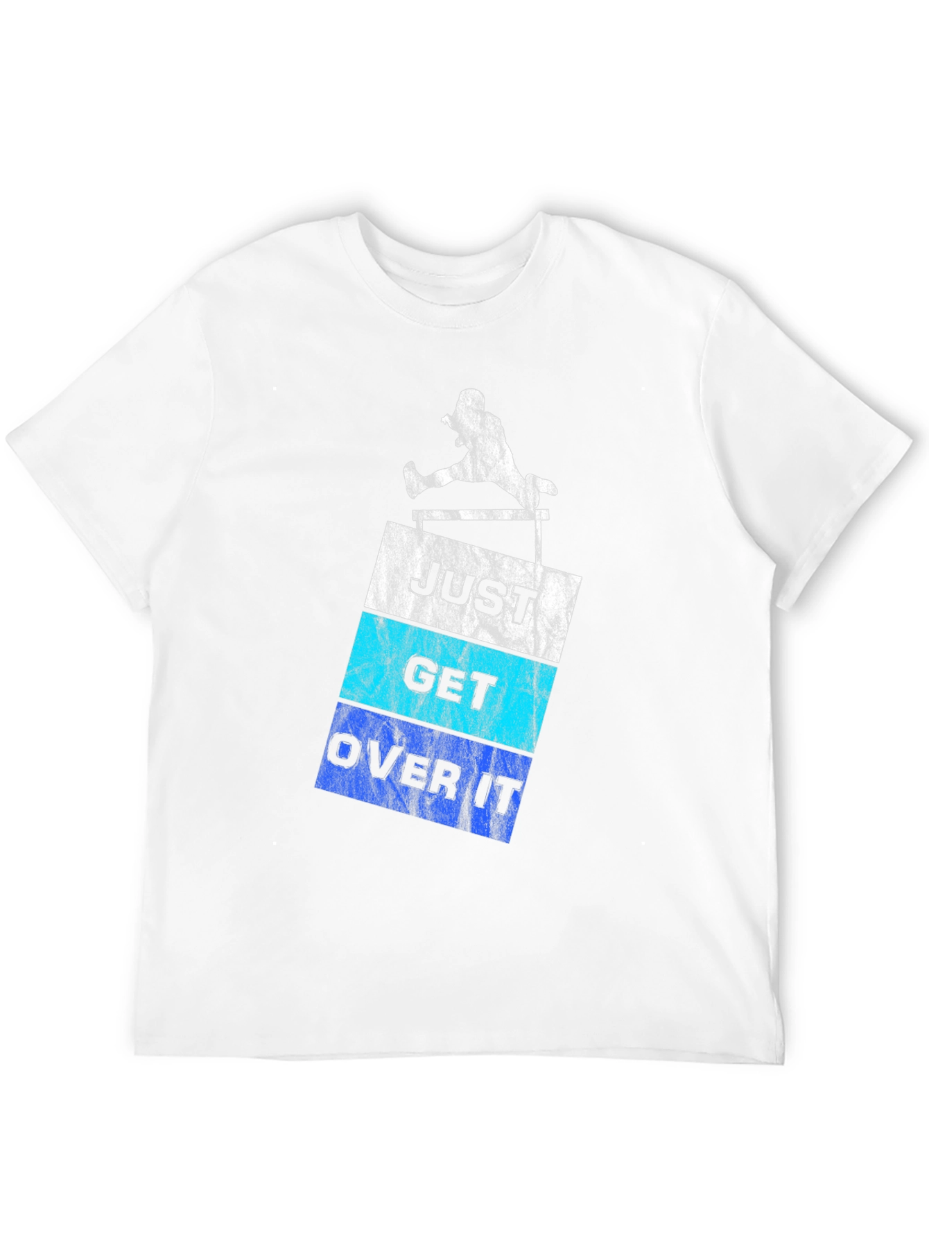 Black Just Get Over It Graphic Tee view 12