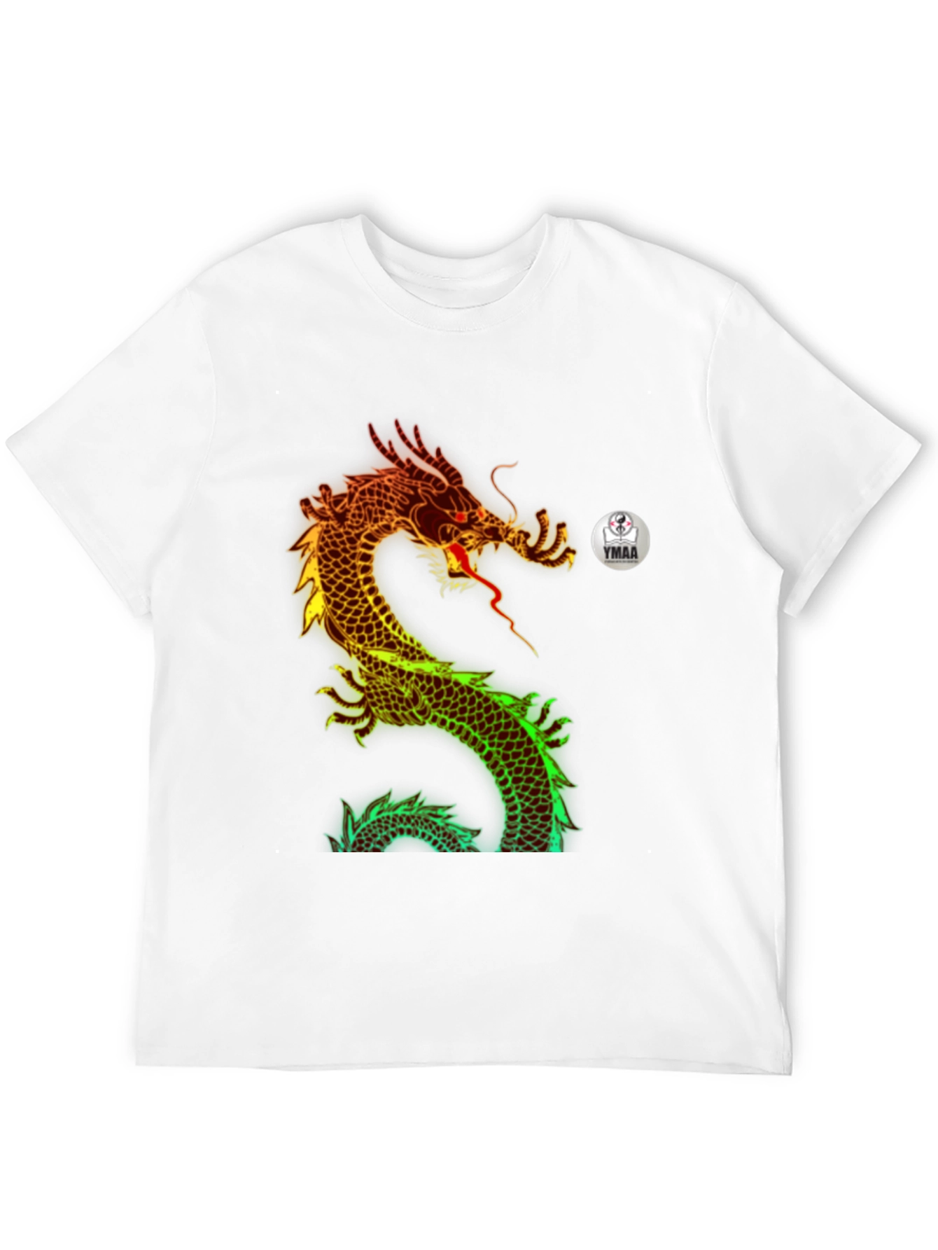 Black Fiery Dragon Graphic Tee - Bold Streetwear view 12