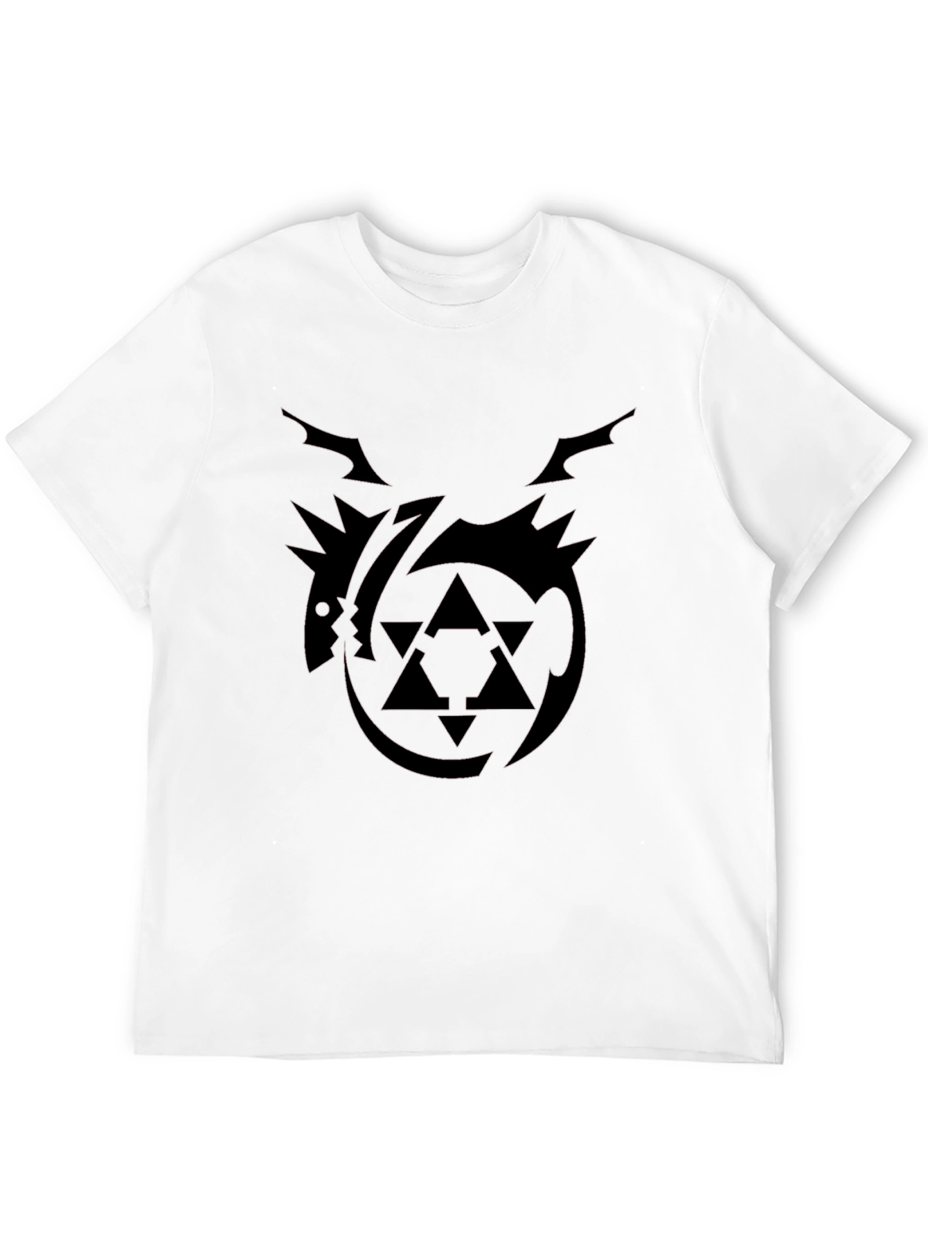 Black Alchemy Symbol Black T-Shirt view 12