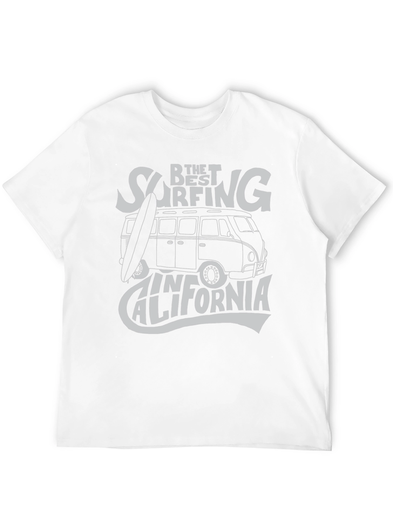 Black Surfing California Graphic Tee - Black Cotton T-Shirt view 12