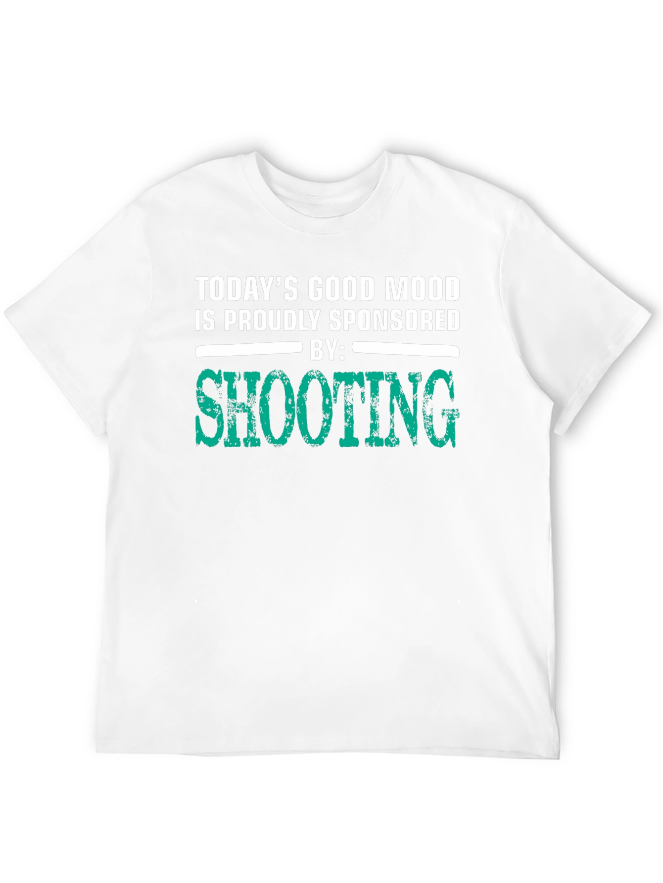Black Shooting Sponsored T-Shirt - Good Mood Tee view 12