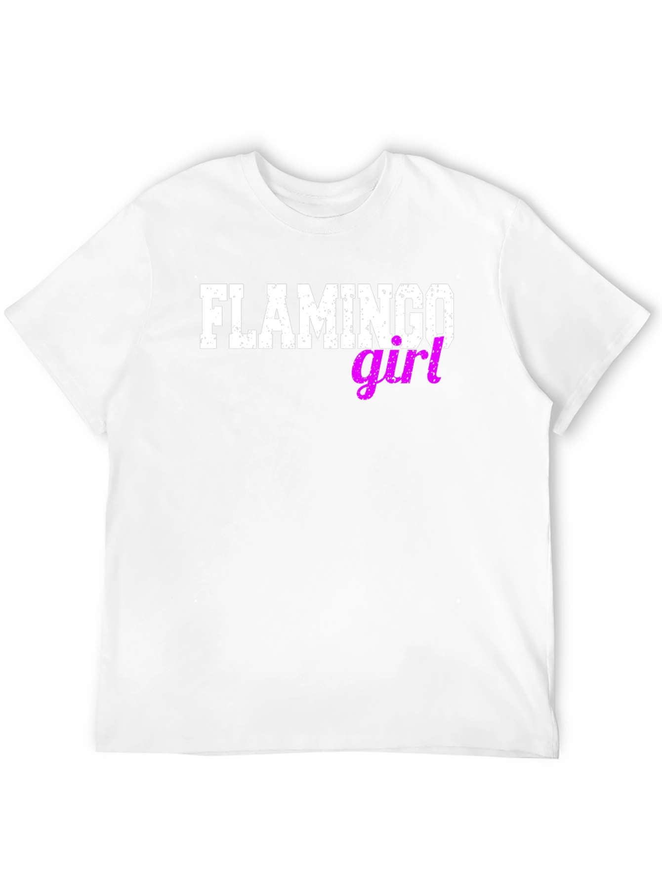 Black Flamingo Girl Black T-Shirt view 12