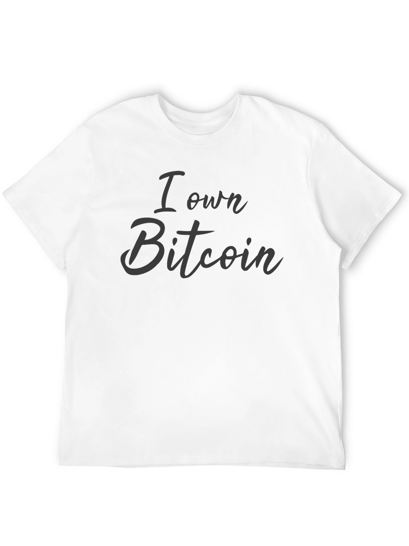Black I Own Bitcoin Graphic Tee view 12