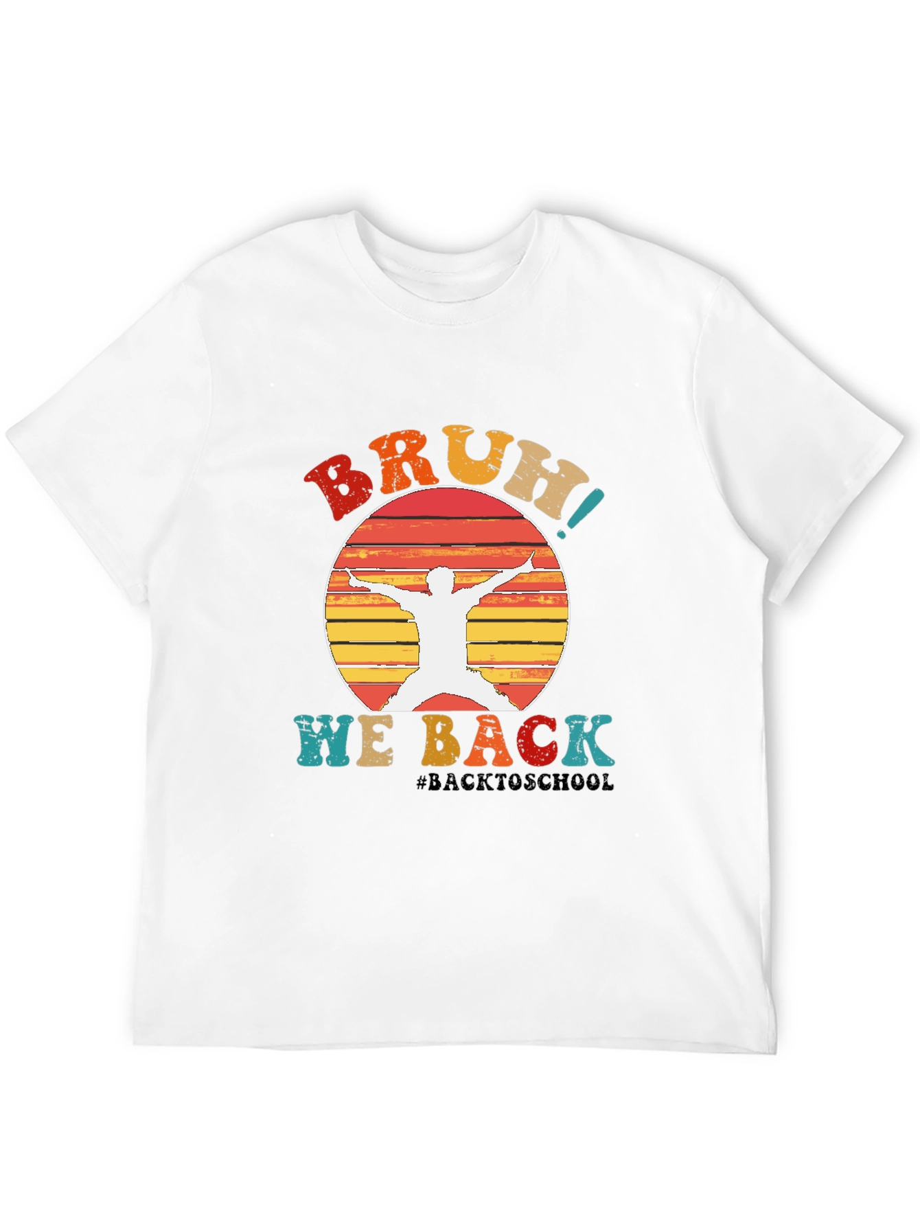 Black Bruh! We Back T-Shirt Retro Style view 12