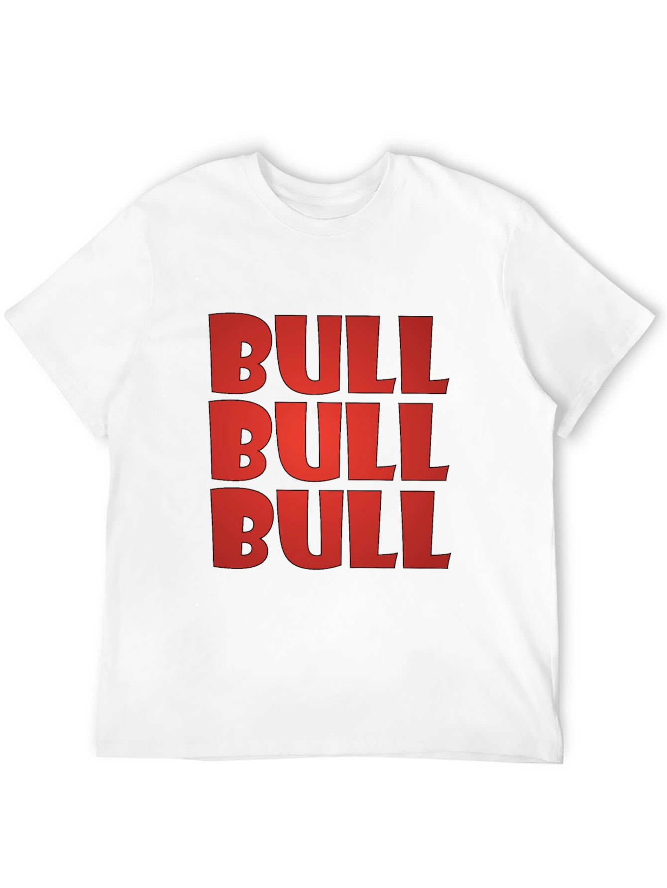 Black Bold BULL Graphic Tee - Statement T-Shirt view 12