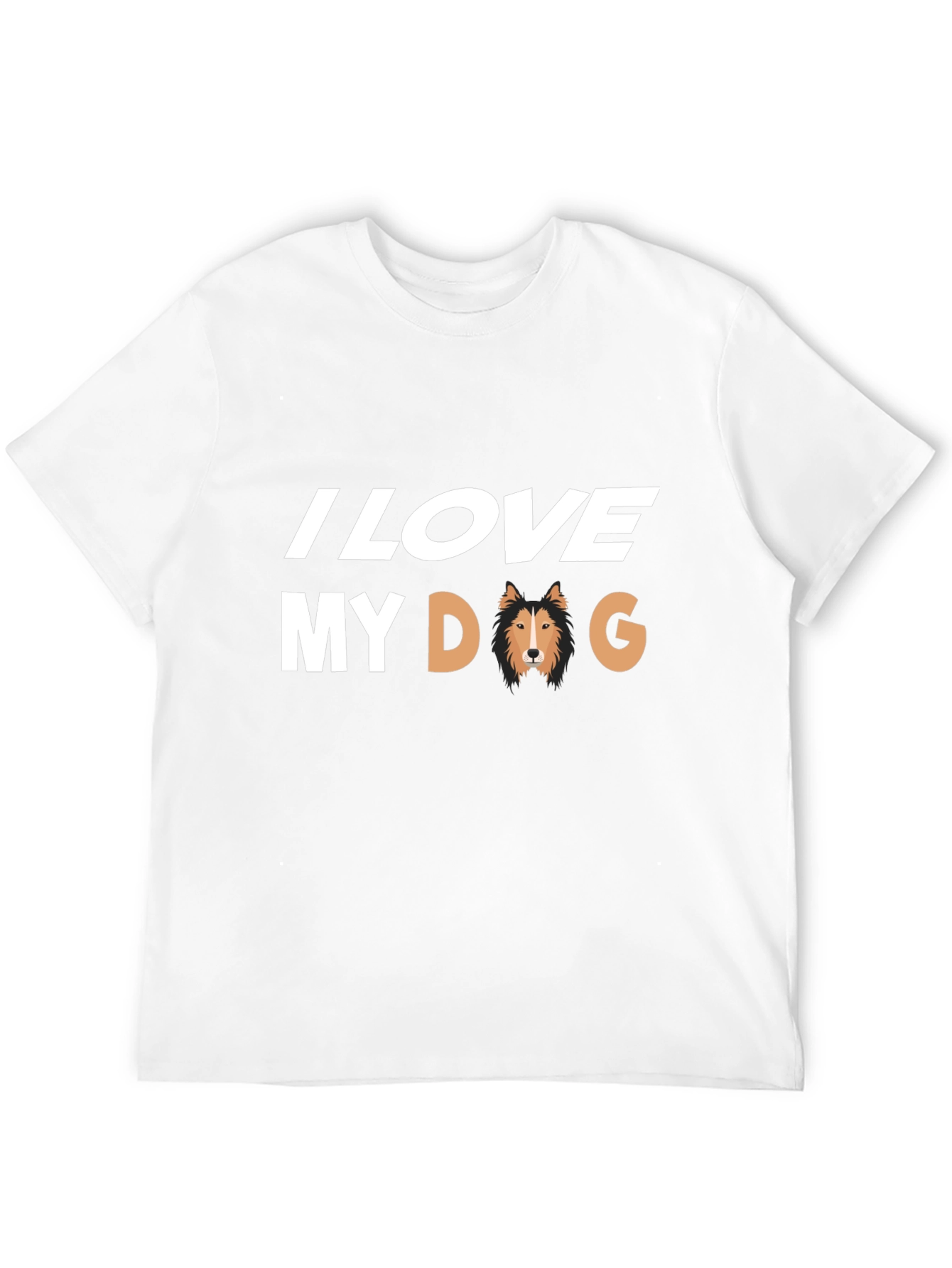 Black I Love My Dog Black T-Shirt view 12