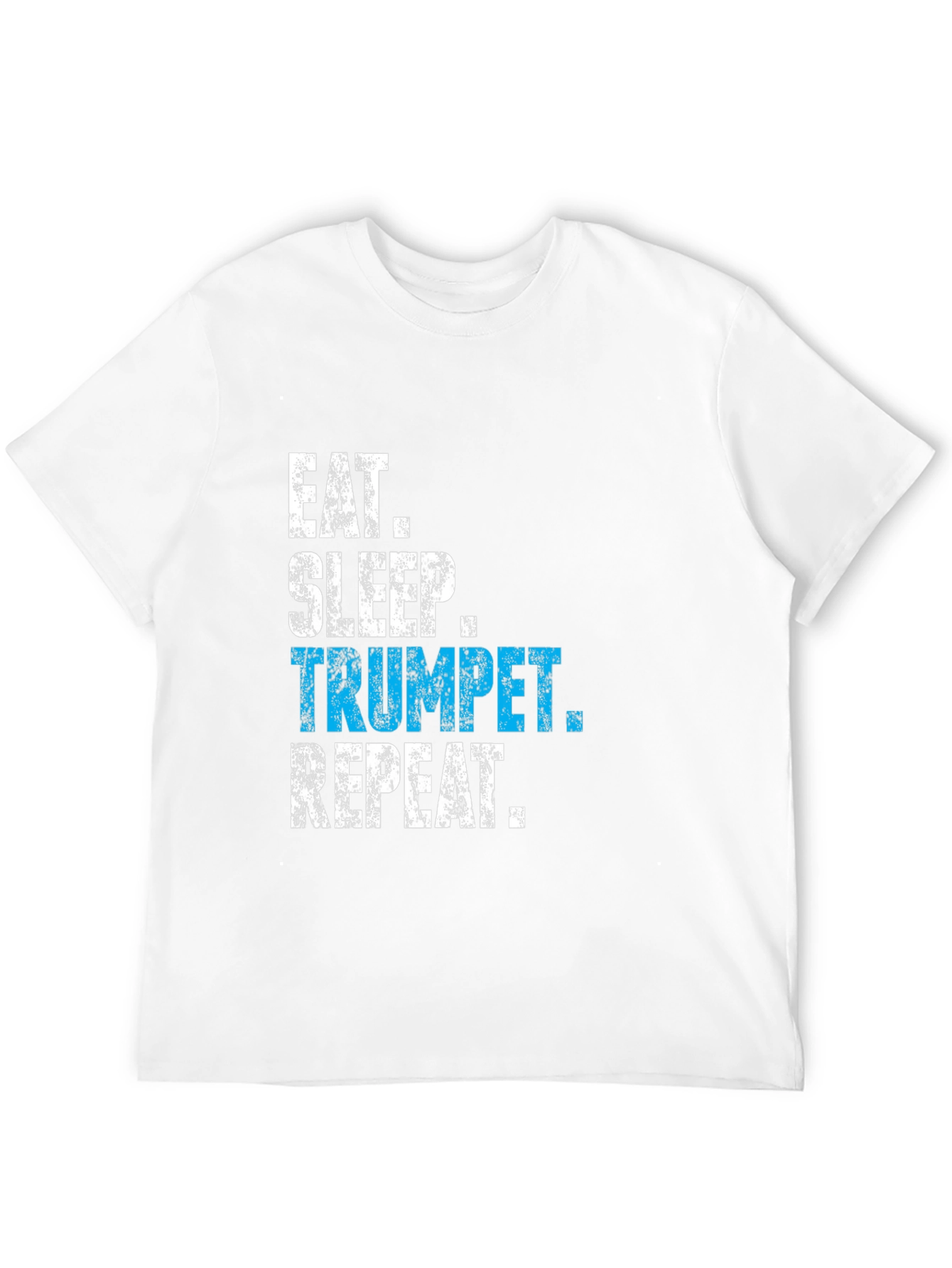 Black Eat Sleep Trumpet Repeat T-Shirt view 12