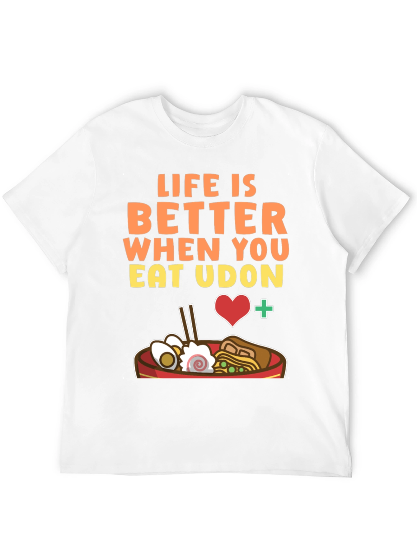 Black Life Is Better When You Eat Udon Graphic Tee view 12