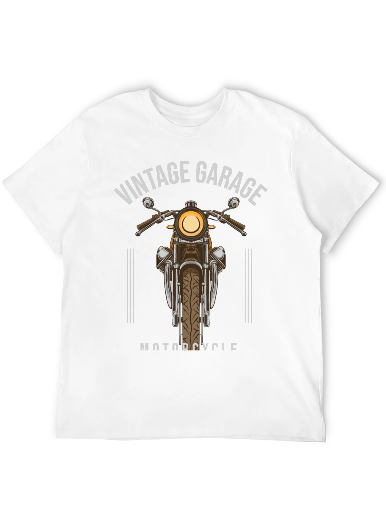 Black Vintage Garage Motorcycle T-Shirt view 12
