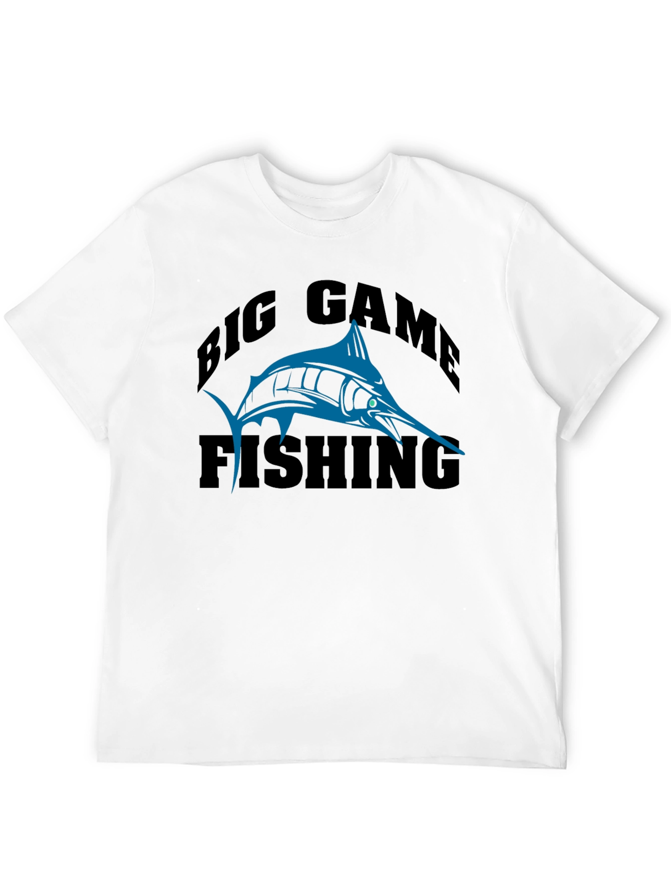 Big Game Fishing T-Shirt - Black - 12