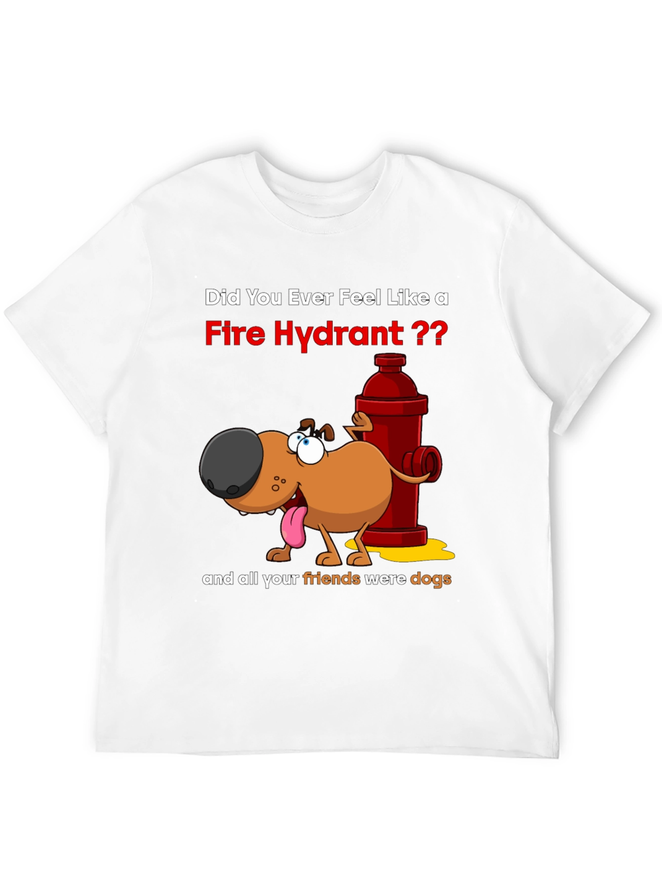 Black Dog & Fire Hydrant Graphic T-Shirt view 12