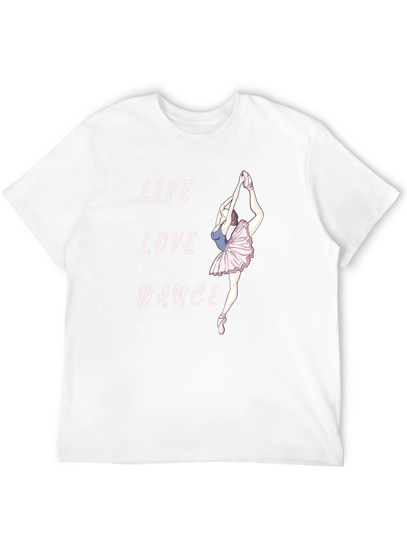 Black Live Love Dance Black Graphic Tee view 12