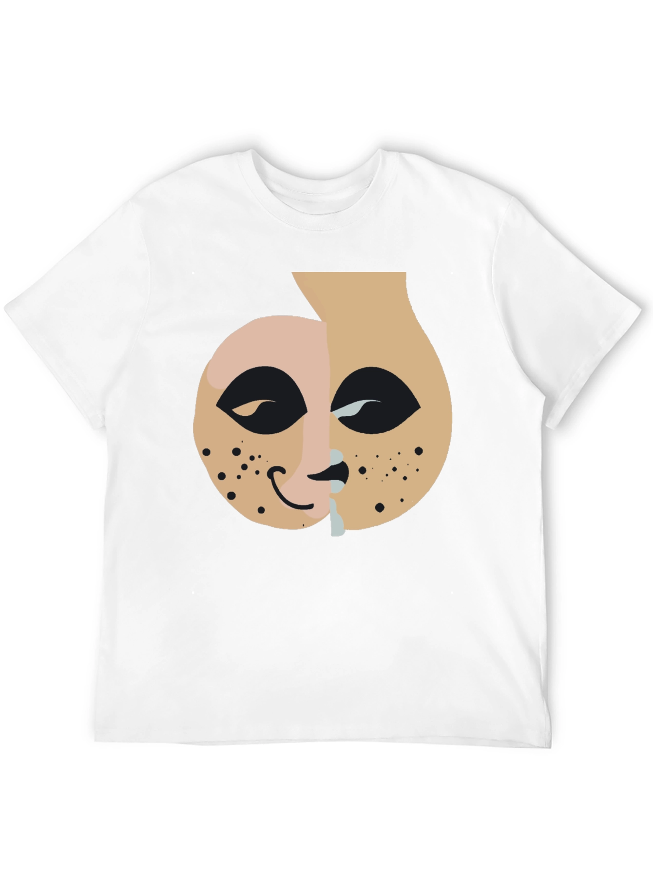 Black Unique Graphic T-Shirt view 12