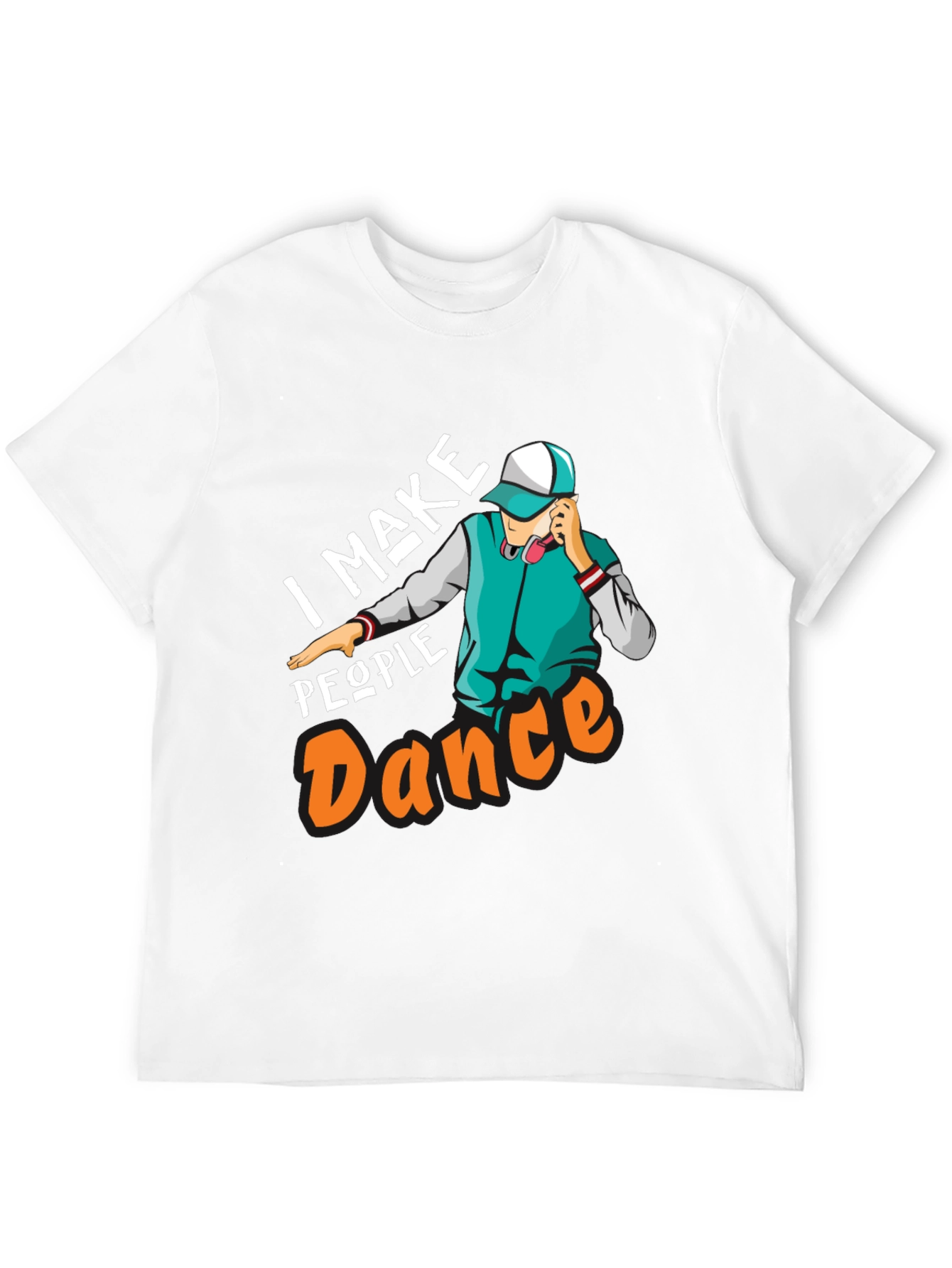Black I Make People Dance Graphic T-Shirt view 12