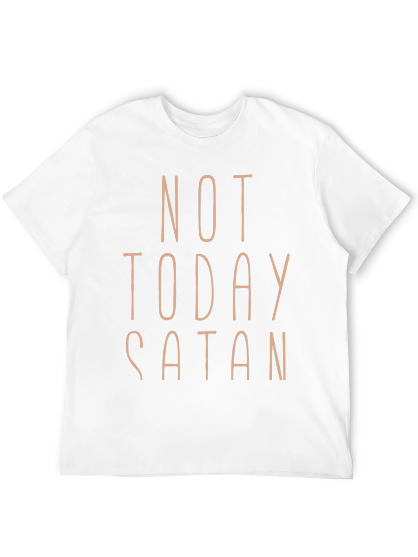 Black Not Today Satan Graphic Tee - Black view 12