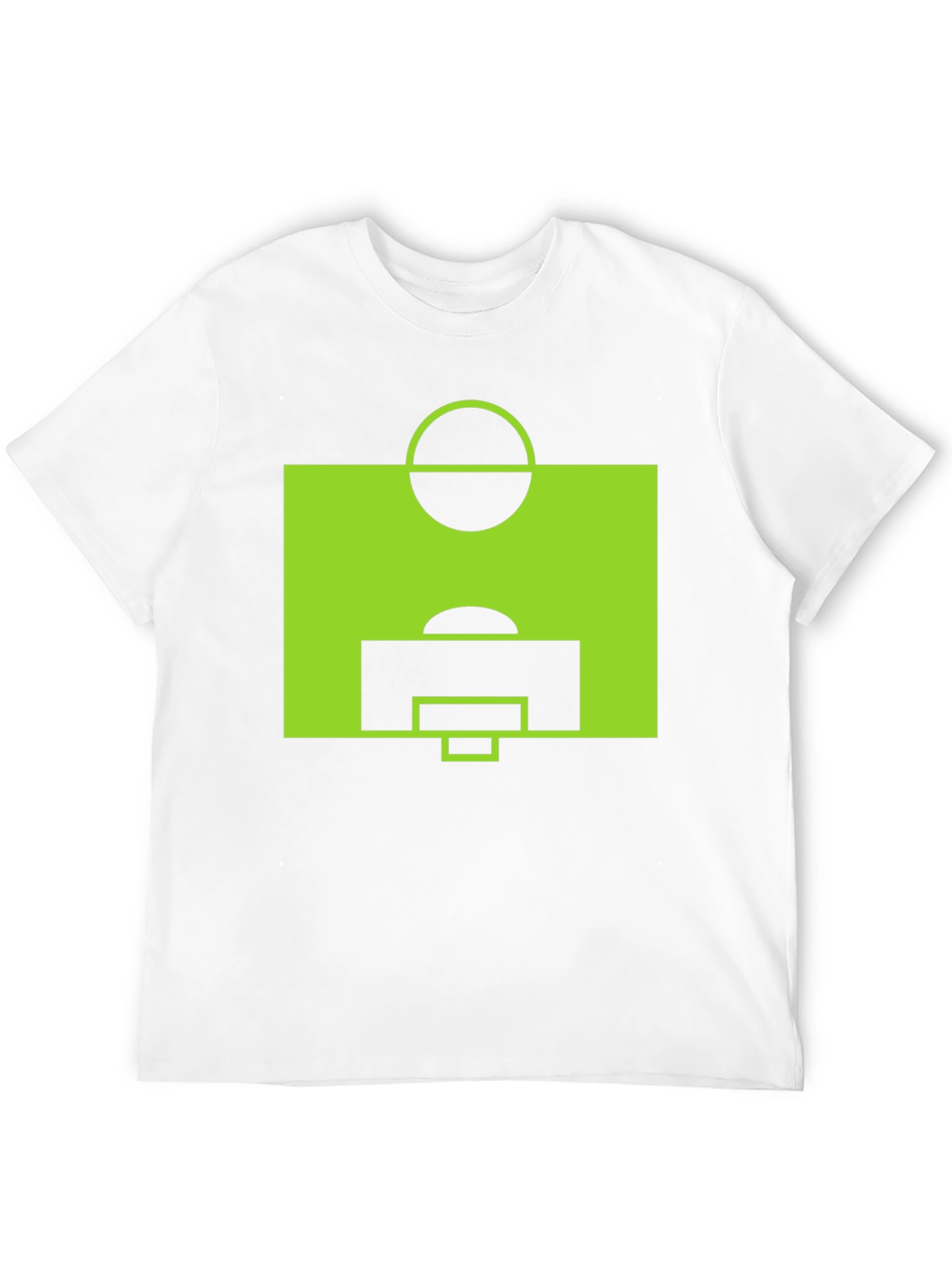 Black Soccer Field Graphic Tee - Black Cotton view 12