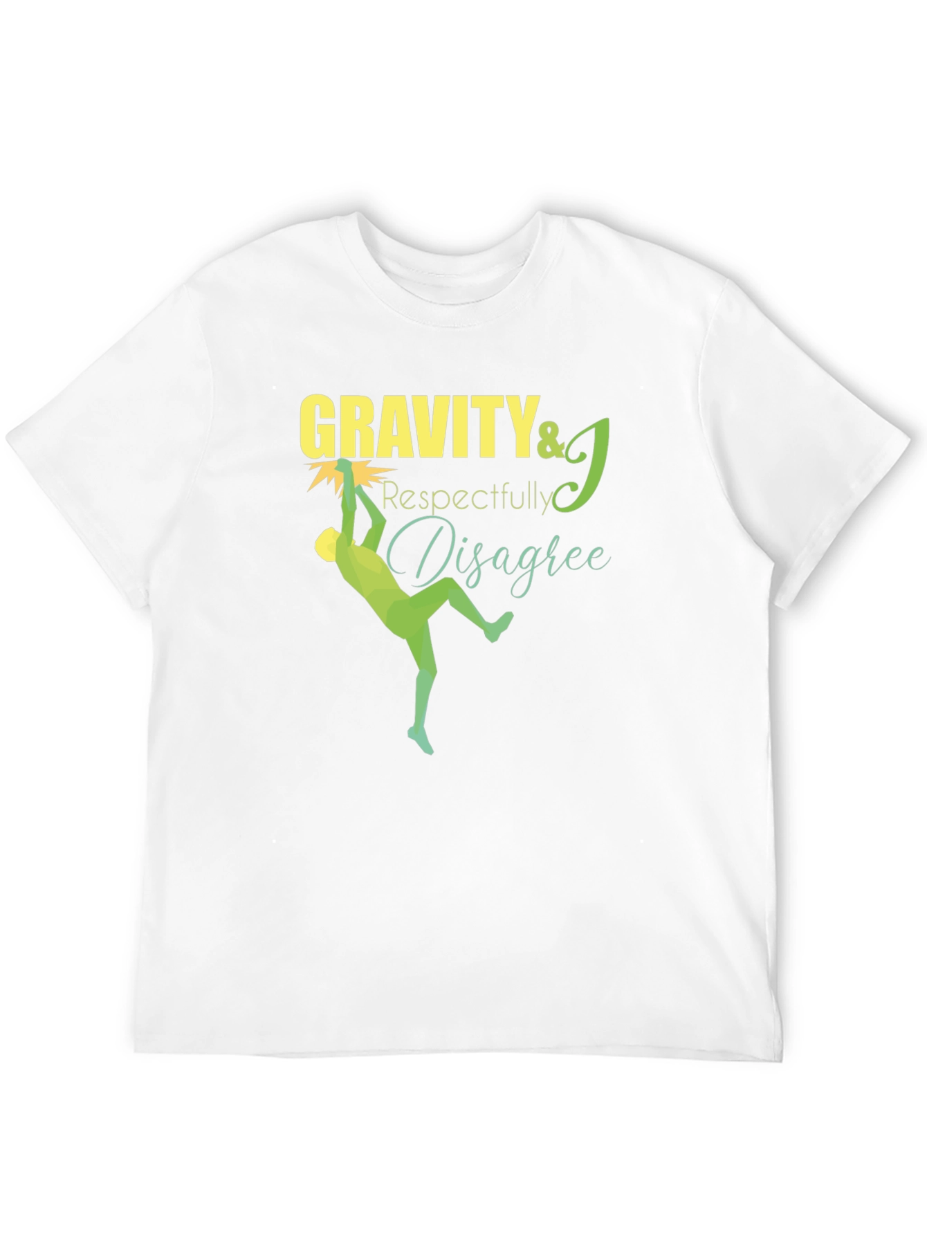 Black Gravity Respectfully Disagree Black T-Shirt view 12