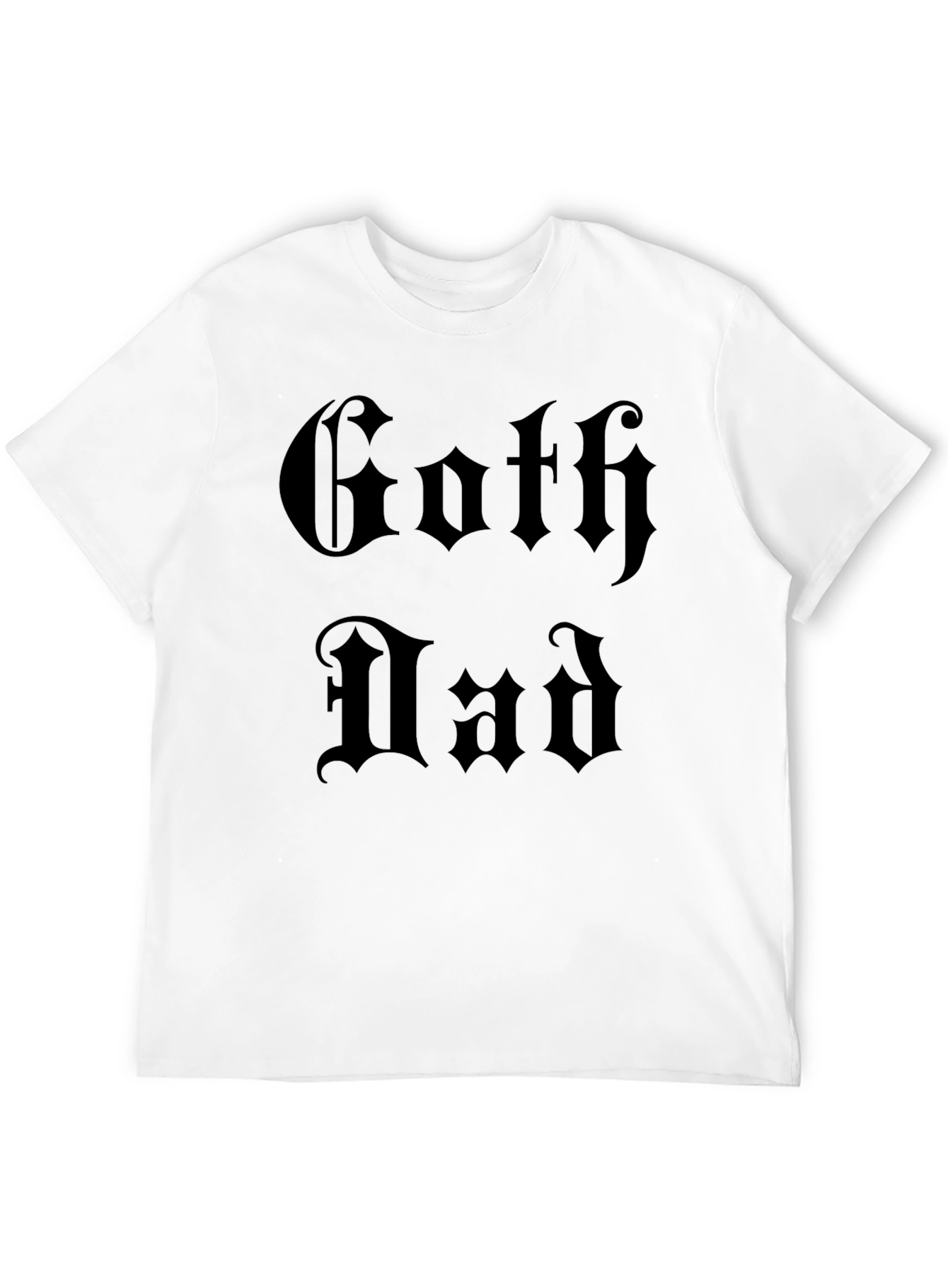 Black Goth Dad Graphic Tee - Black Gothic Style view 12
