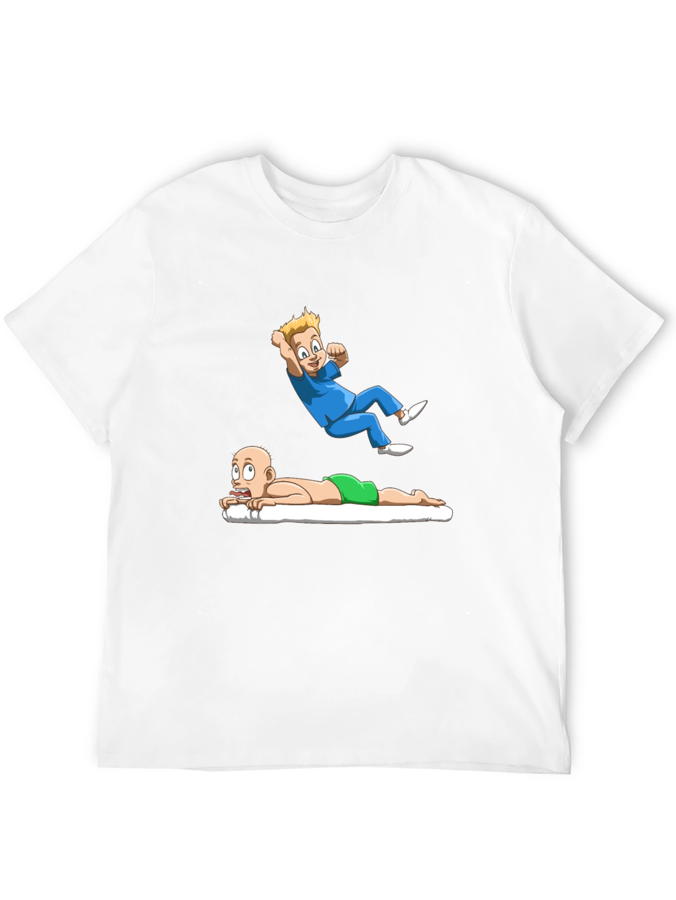 Black Cartoon Graphic Tee - Massage Therapy Humor view 12