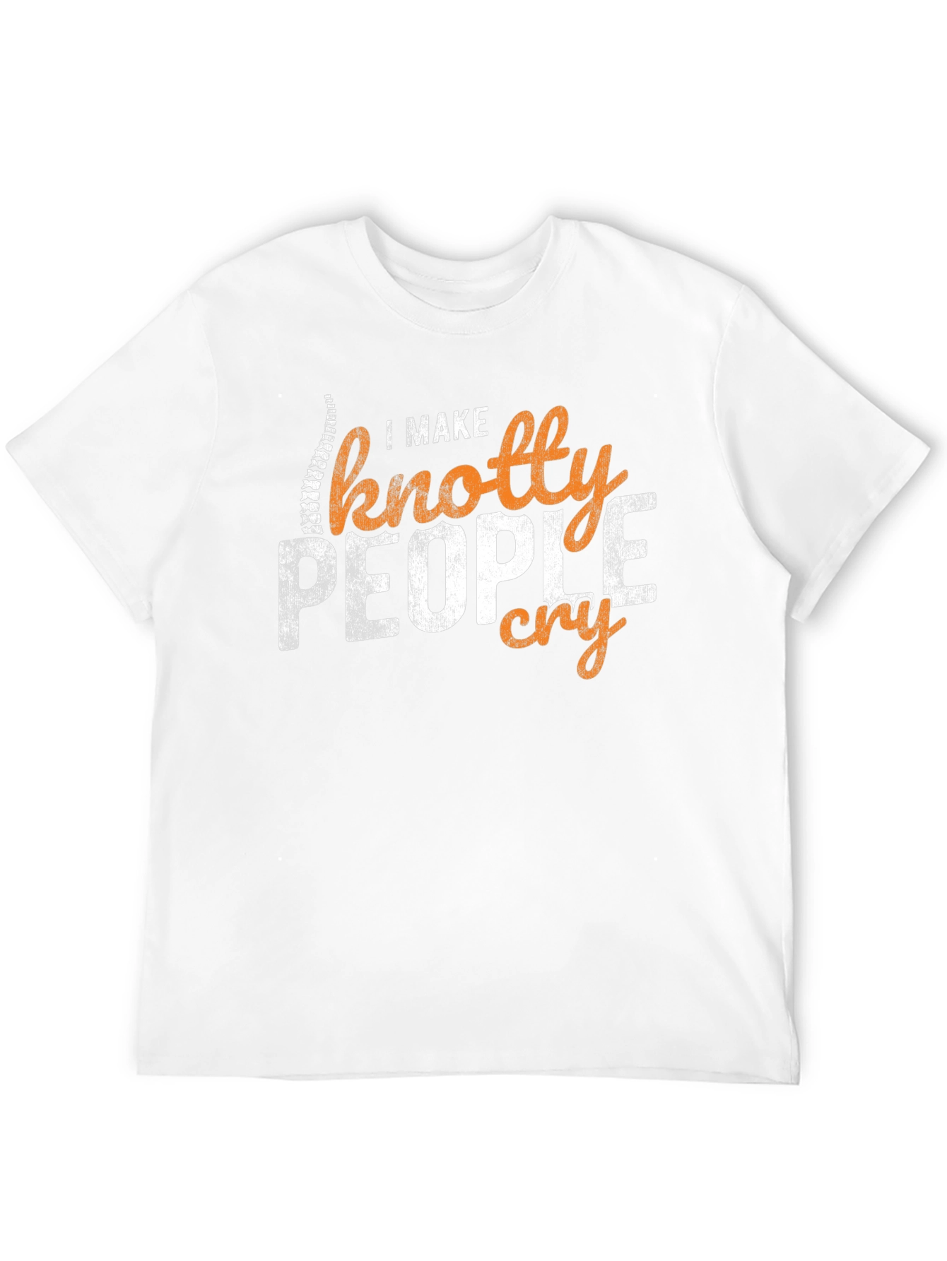 Black Funny Chiropractic T-Shirt - Knotty People view 12