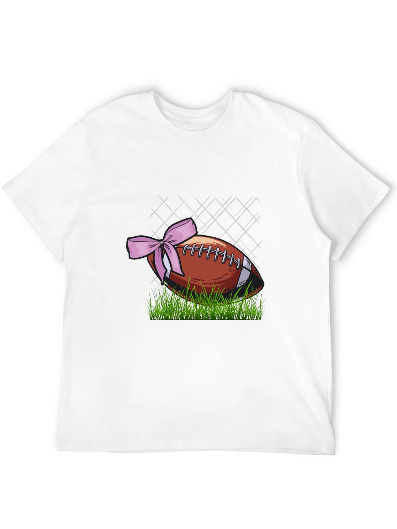 Black Football with Bow Graphic Tee - Men's view 12