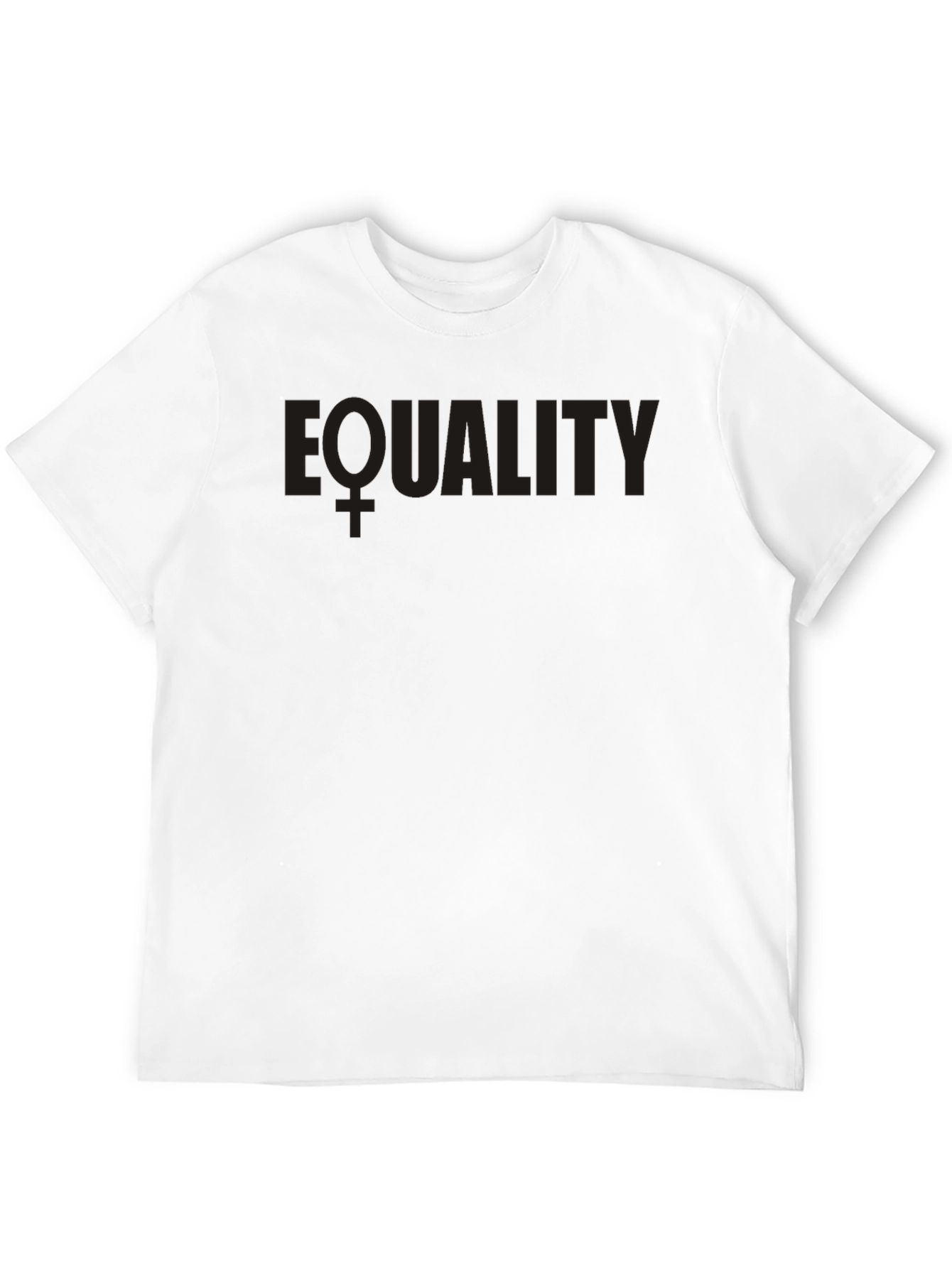 Black Equality Graphic Tee - Black Unisex T-Shirt view 12