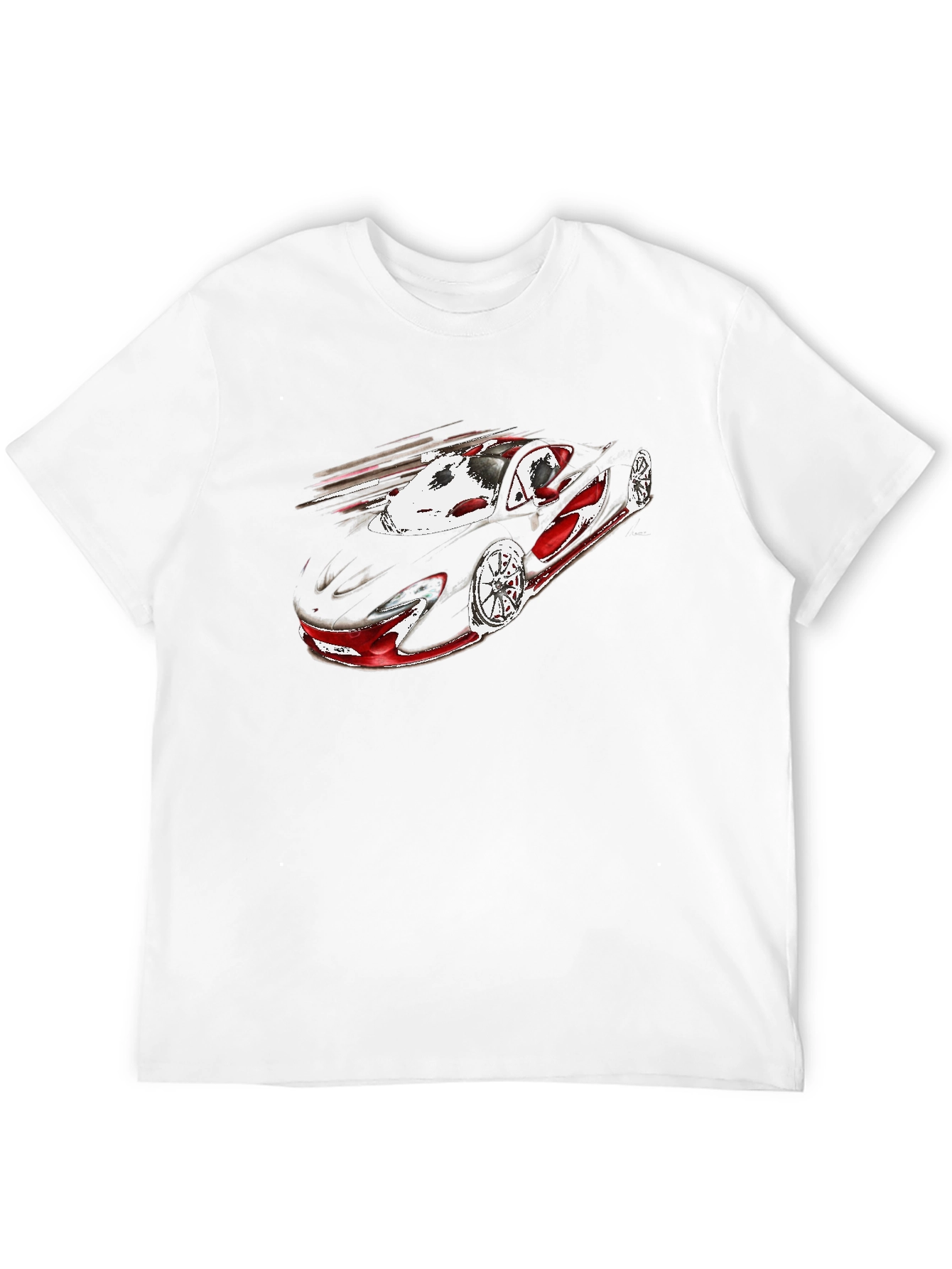 Black Sleek Black Car Graphic Tee - Motorsport Fashion view 12